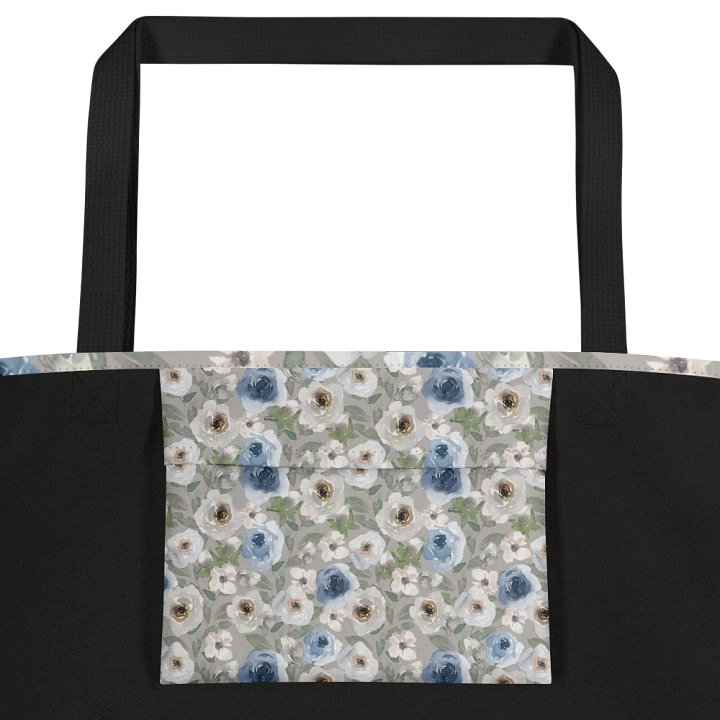 Grey Roses Tote Bag product image (2)