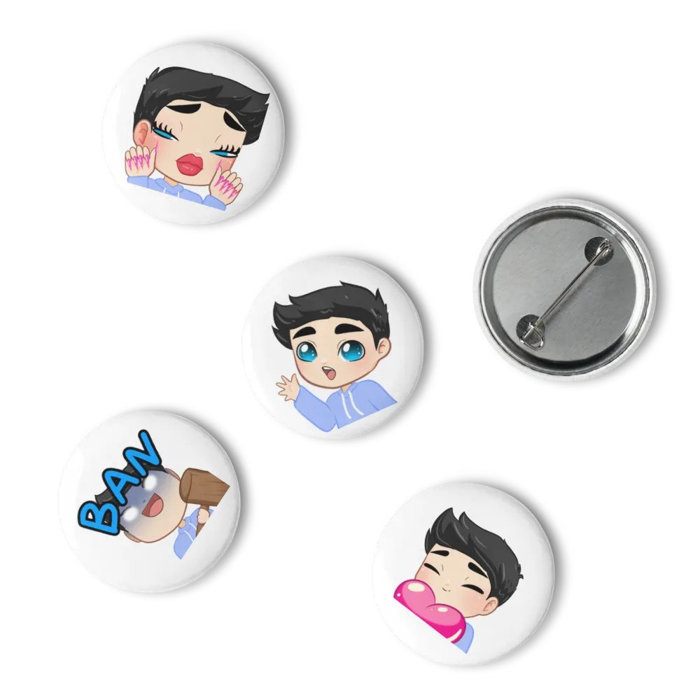 Twitch Themed pins product image (6)