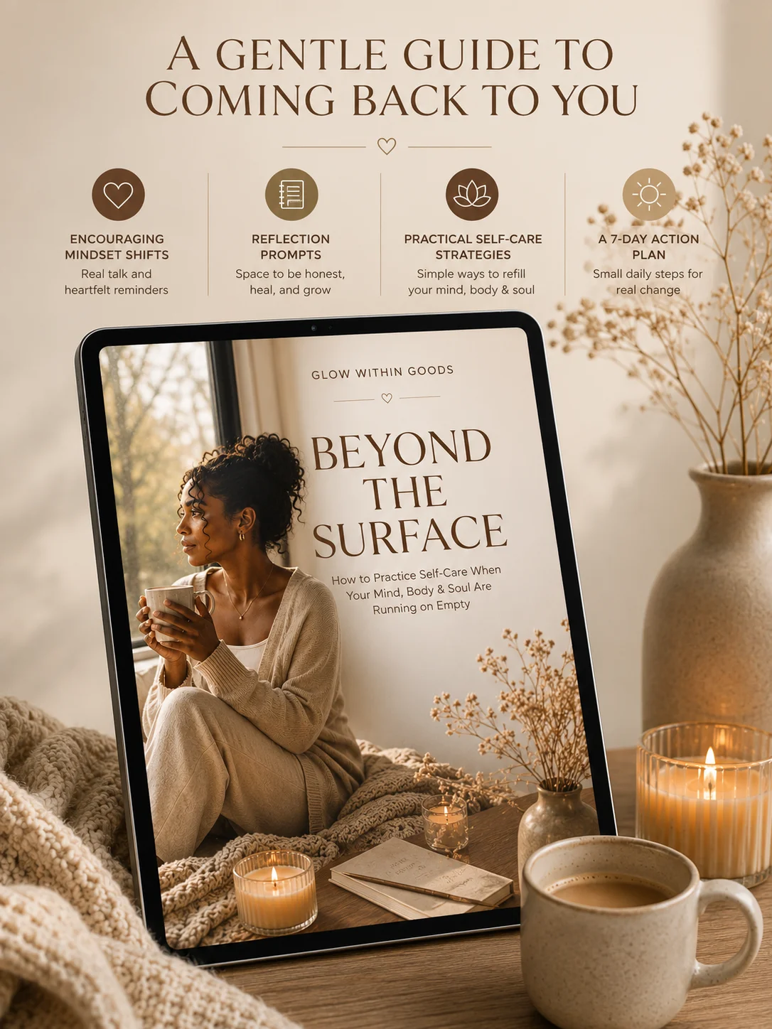 Beyond the Surface: A Guided Self-Care Workbook for the Woman Who's Been Carrying Too Much product image (2)