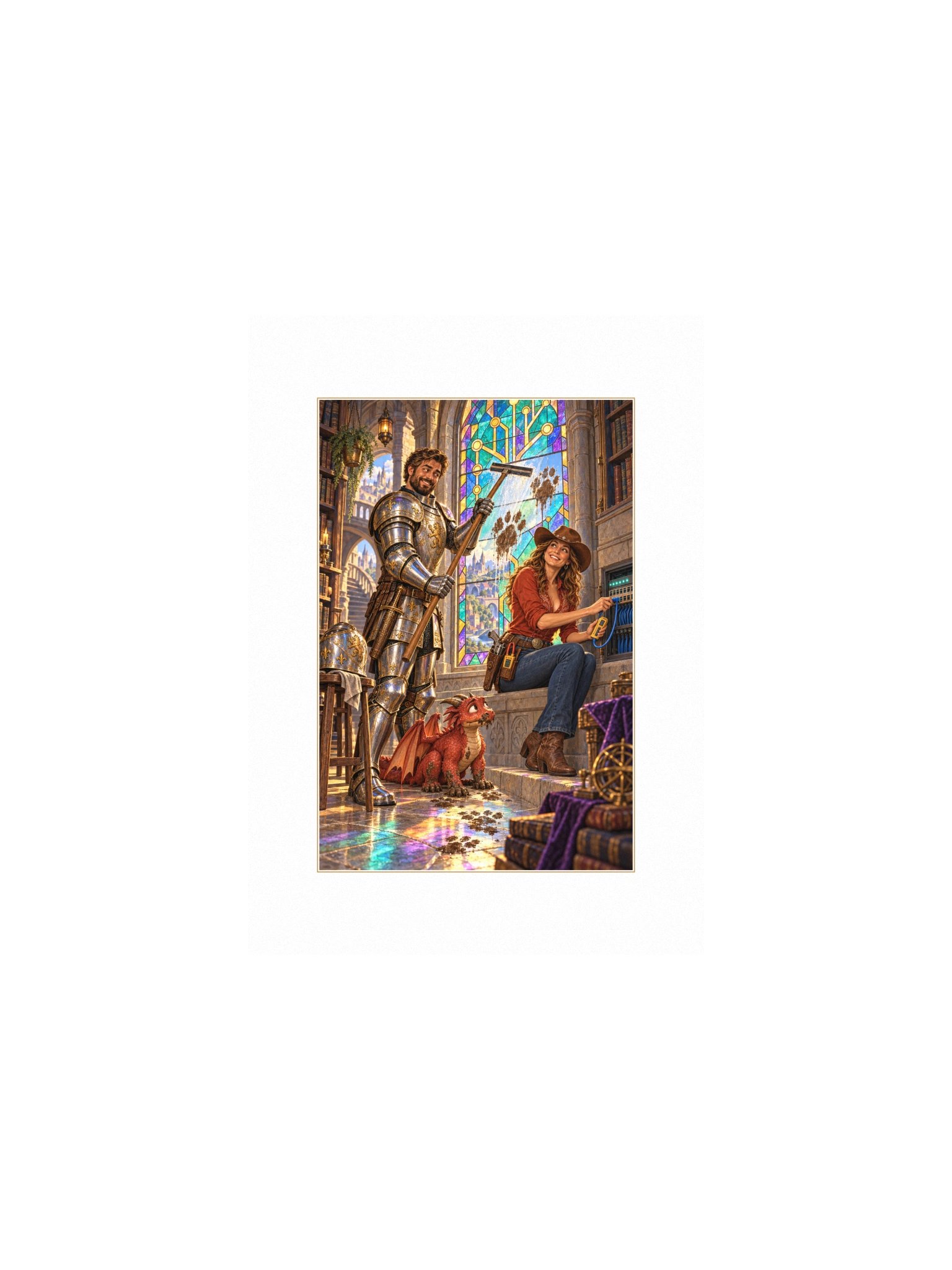 Maintenance Window Small Art Print product image (1)