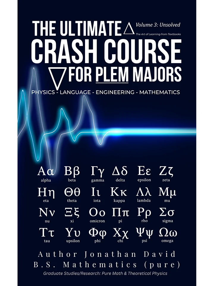 Volume 3: Unsolved | The Ultimate Crash Course for PLEM Majors [MEMBERS] product image (1)