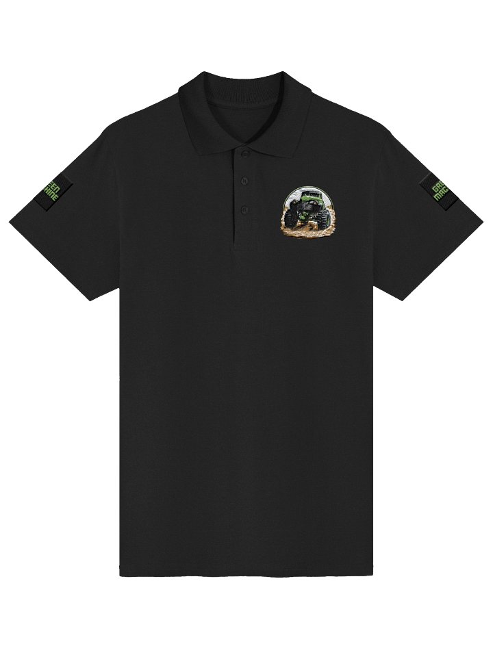 GREEN MACHINE Premium Pique Polo product image (1)