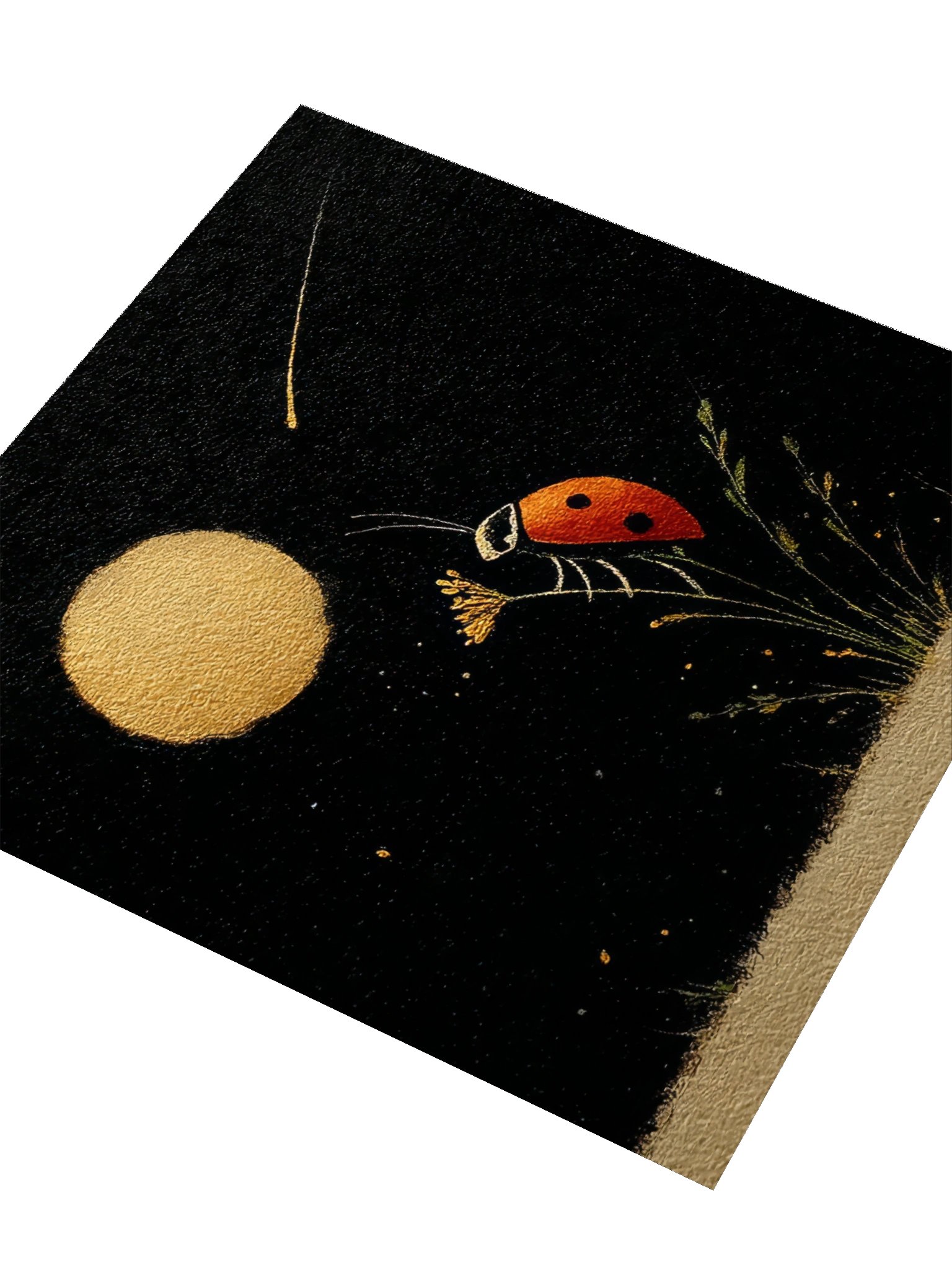 Golden Moon Ladybug Sticker product image (7)