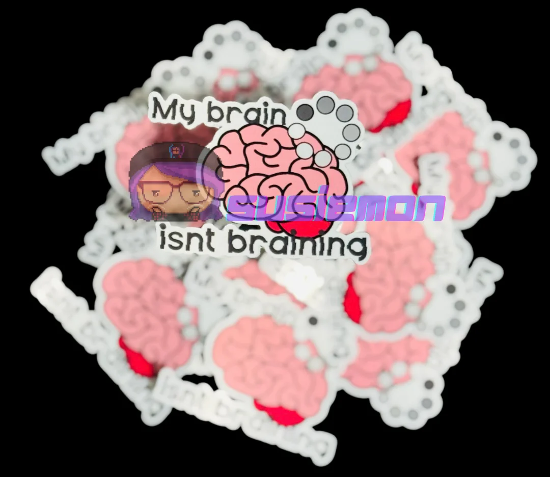 Brain Isn't Braining Sticker product image (1)