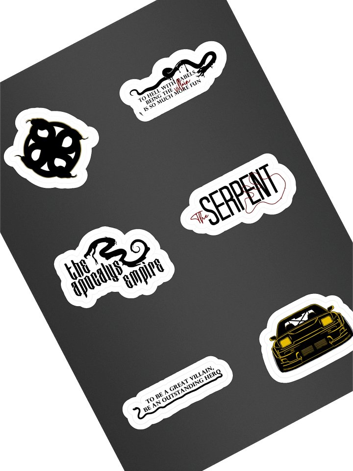 "The Apocalys Universe" Sticker Sheet product image (2)