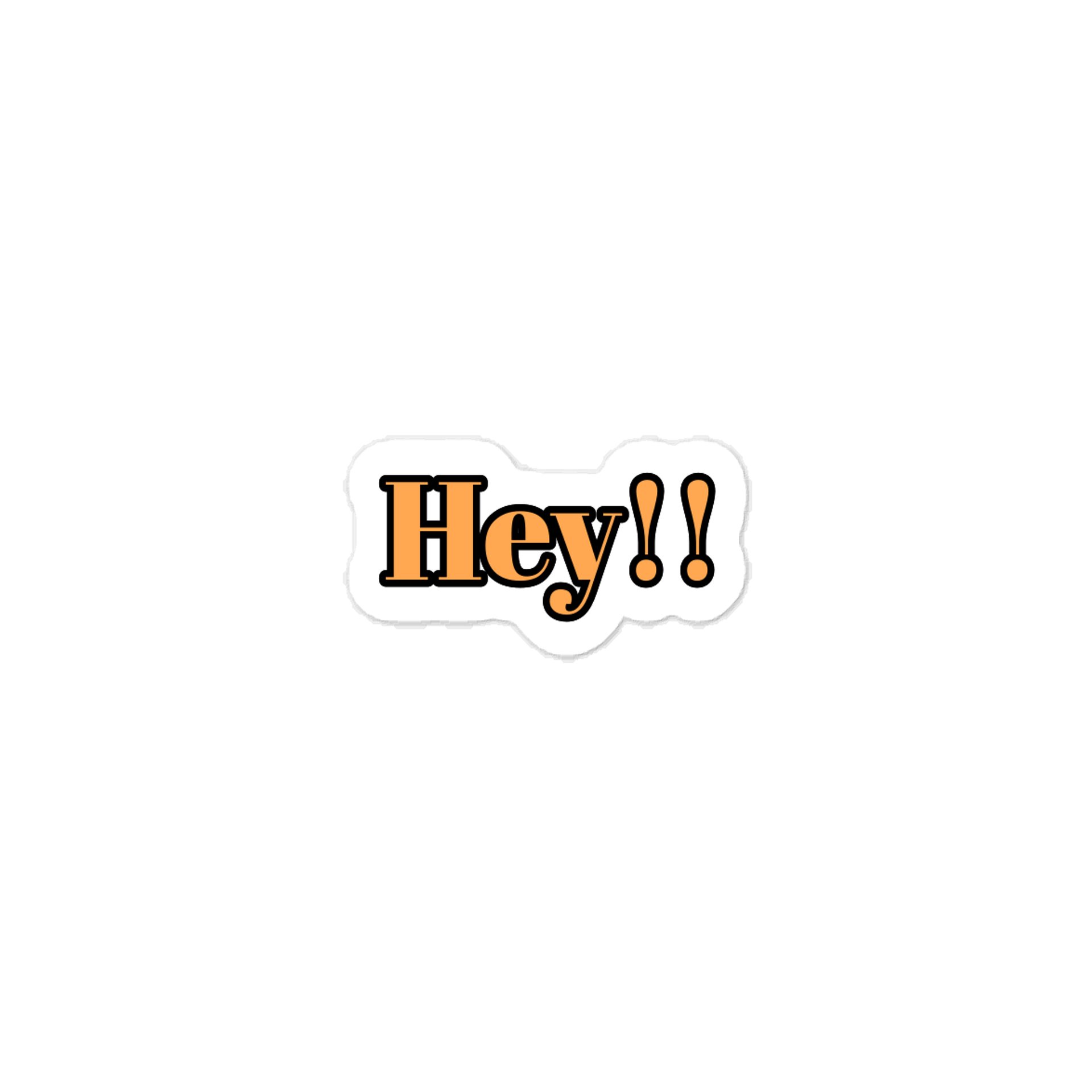 Hey!! Sticker. product image (1)