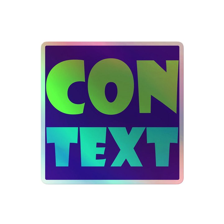 Context Holographic Sticker product image (2)