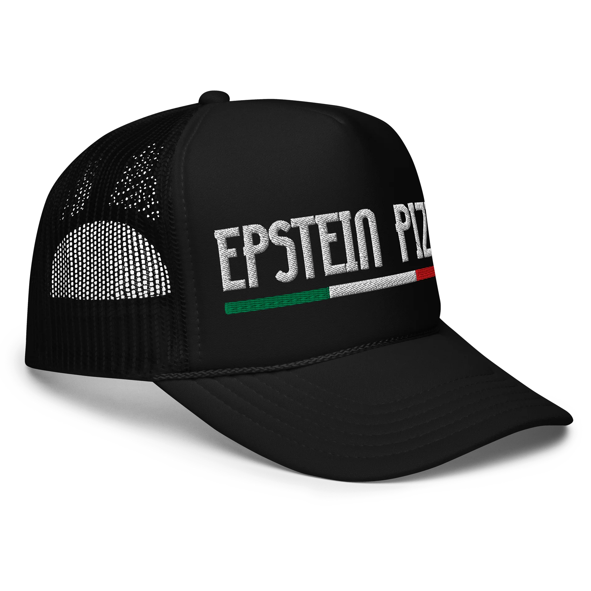 EPSTEIN PIZZA GATE Foam Trucker Hat product image (3)