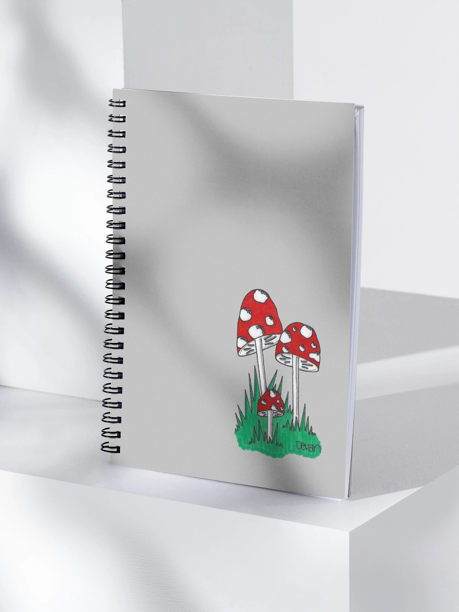 Red Mushroom Trio Notebook product image (4)