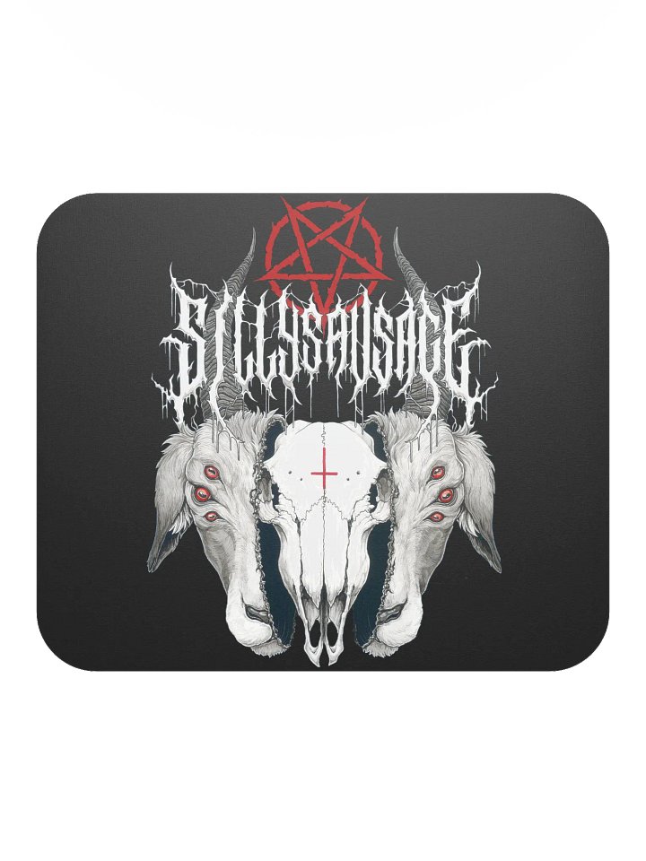 Sillysau5age Demonic Goat Mouse Pad product image (1)