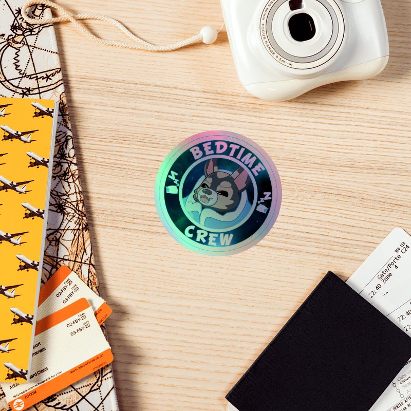 Holo Bedtime Crew Sticker product image (5)