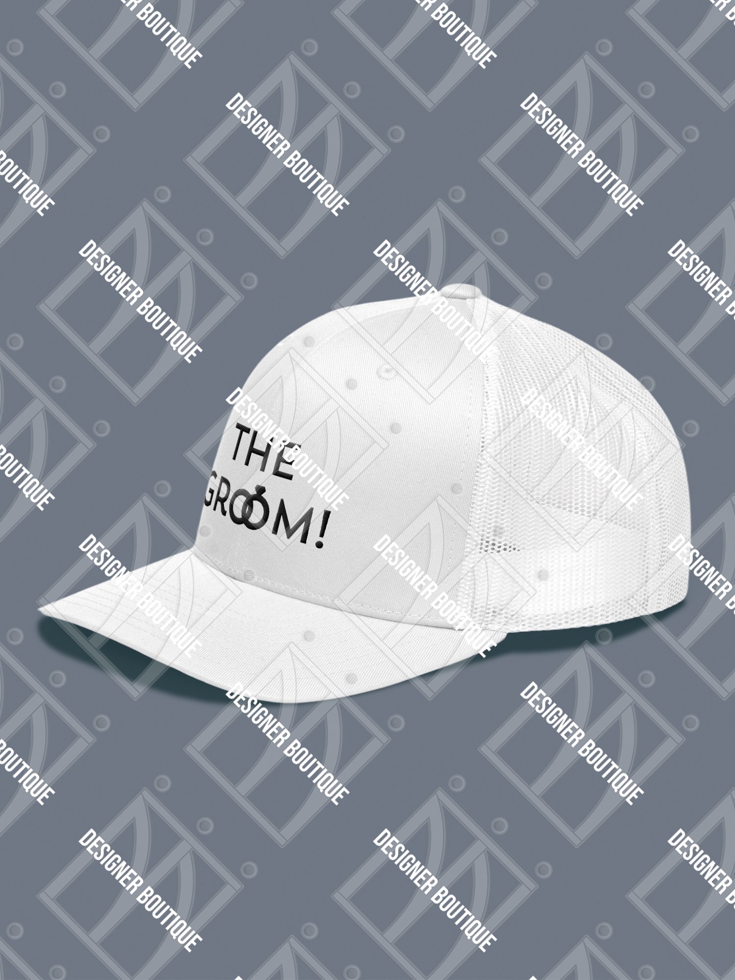 The Groom Retro Trucker Hat product image (3)