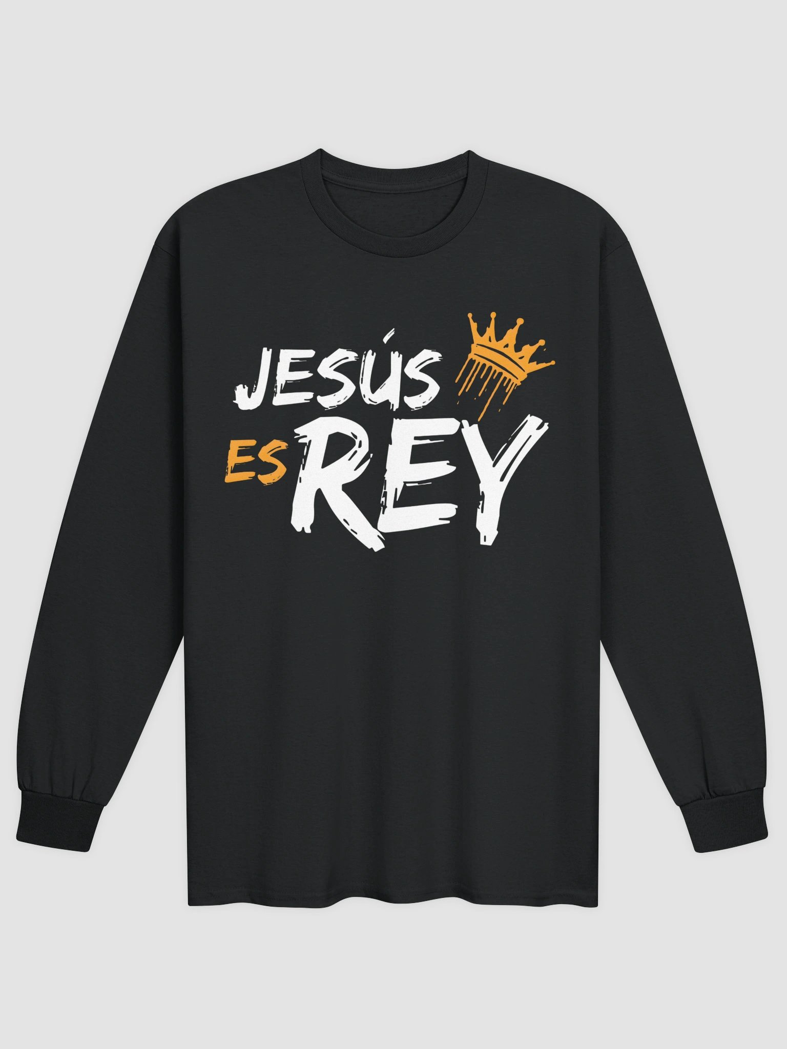 Camiseta Unisex Manga Larga | Jesús es Rey product image (1)