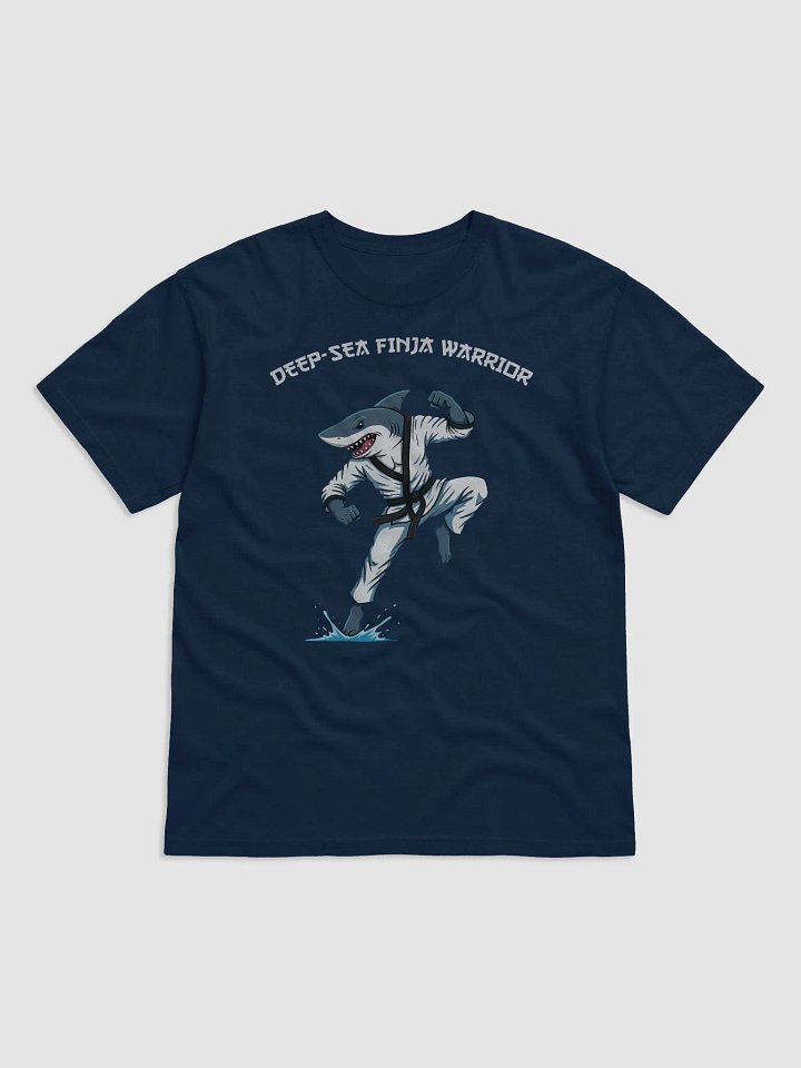 Deep-Sea Finja Warrior – Funny Shark Karate T-Shirt product image (4)