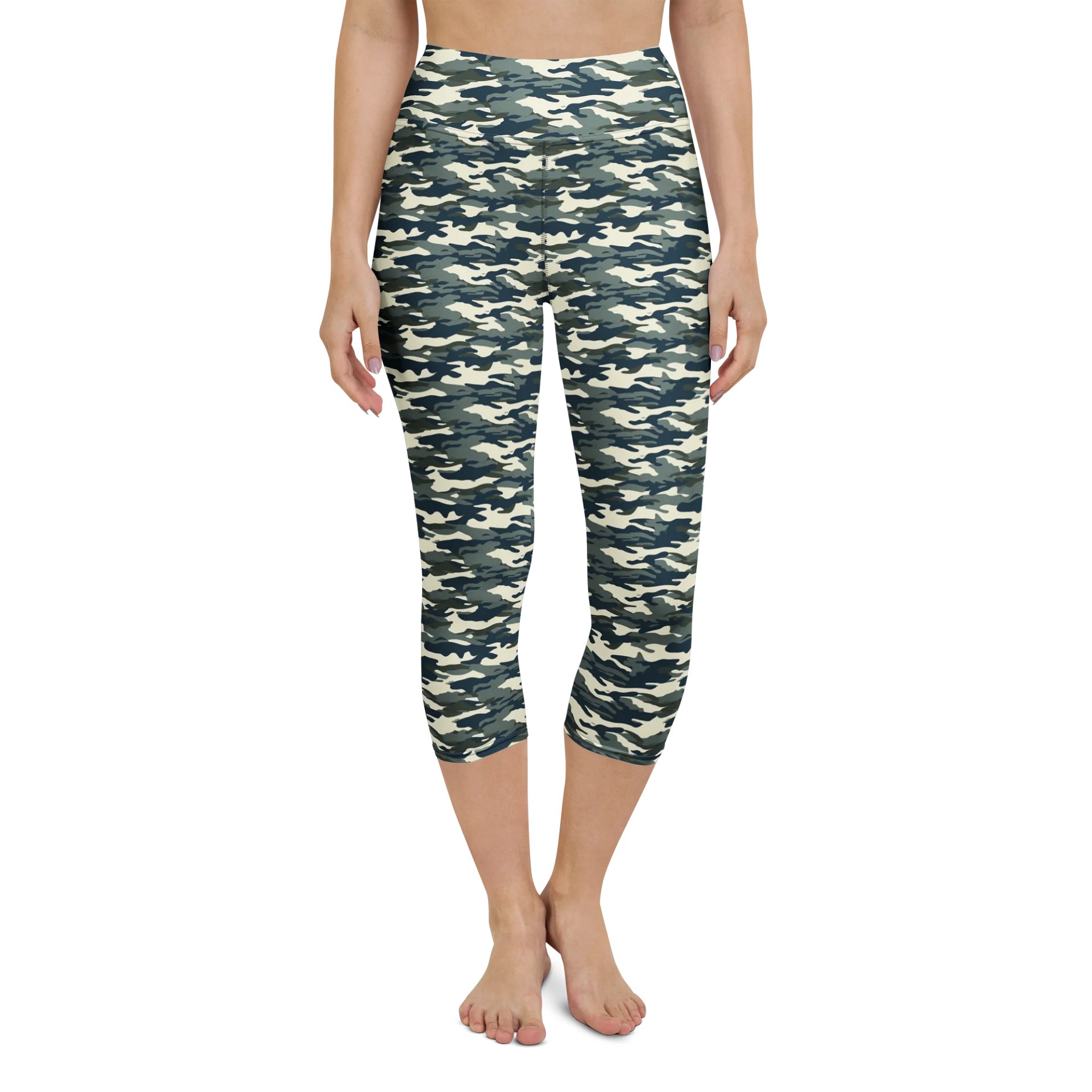 Frosted Camo Yoga Capri Leggings product image (5)