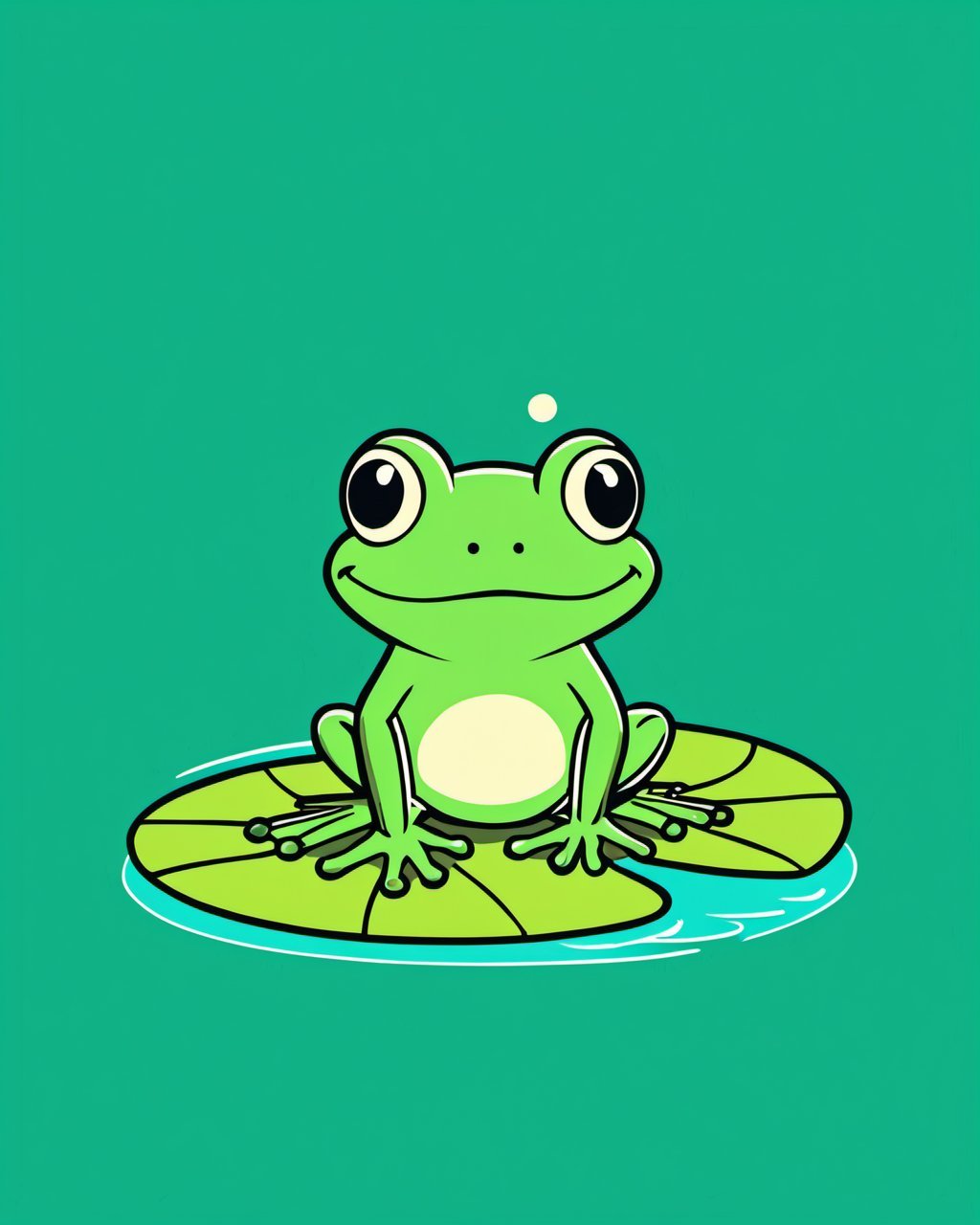 Bold Flat Frog Pop Art product image (8)