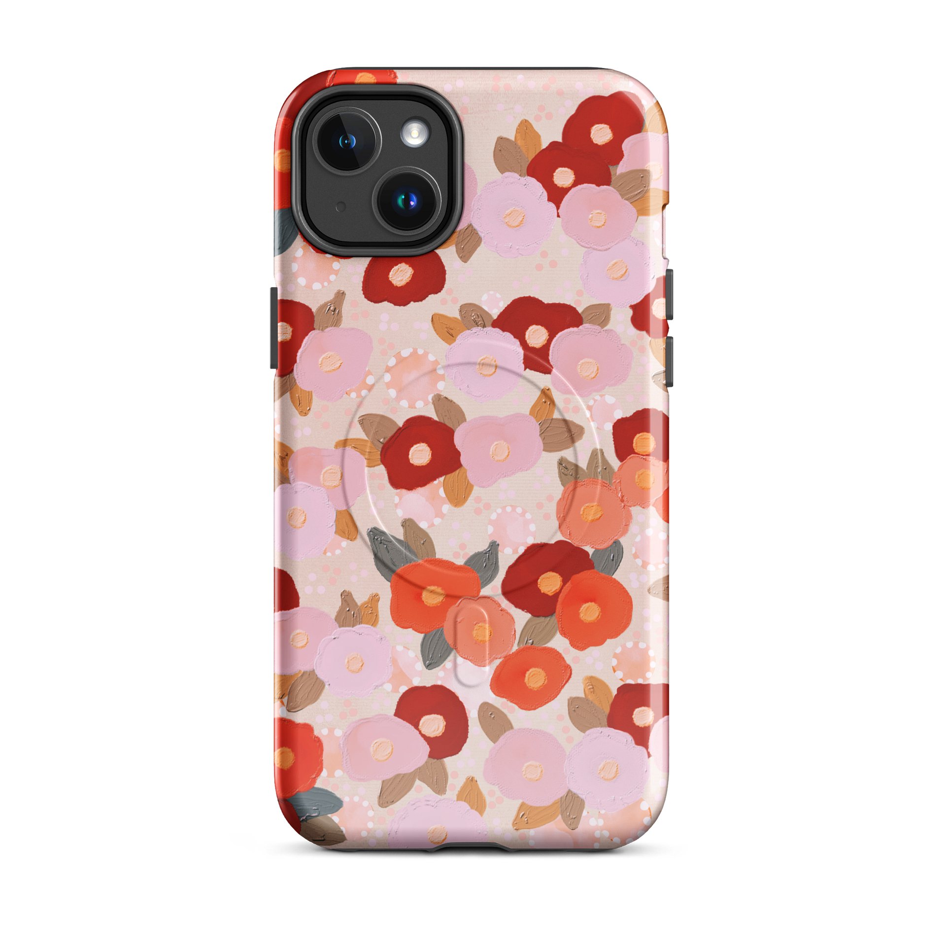 SUMMER FLOWER PINK RED DOTS product image (18)