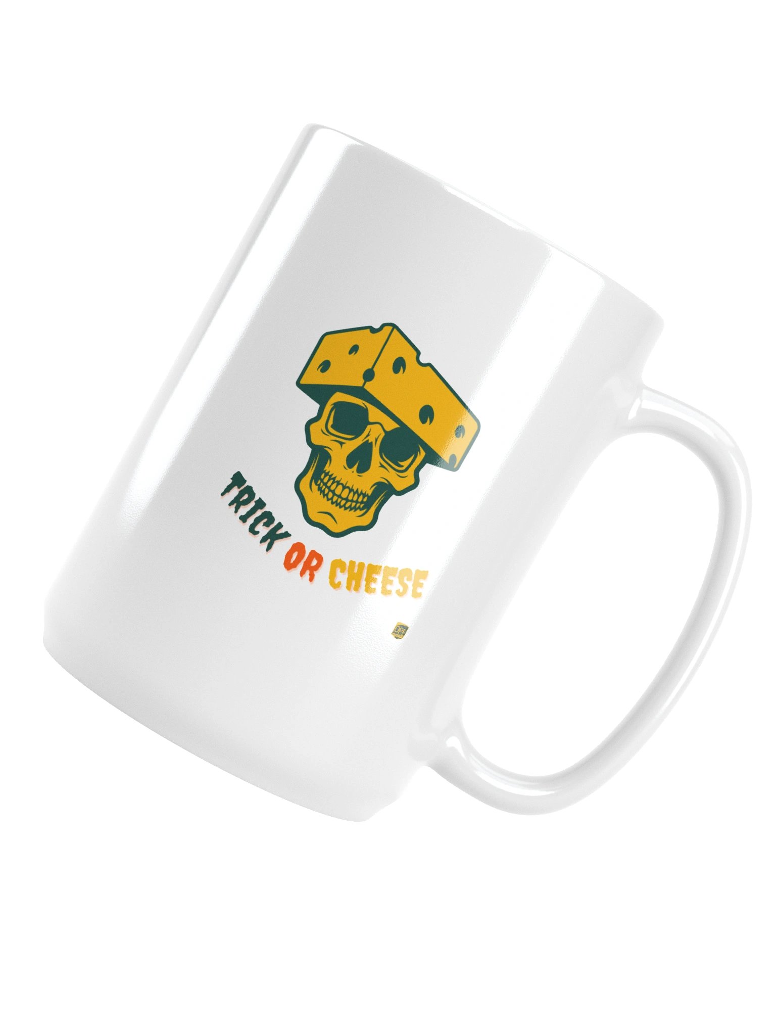 Trick or Cheese White Glossy Mug product image (3)