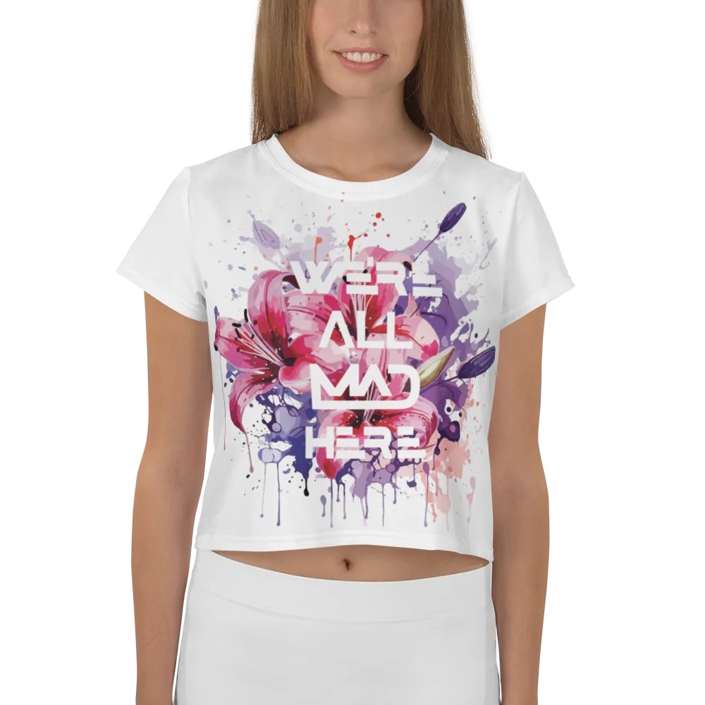 We're All Mad Here Boxy Crop product image (1)