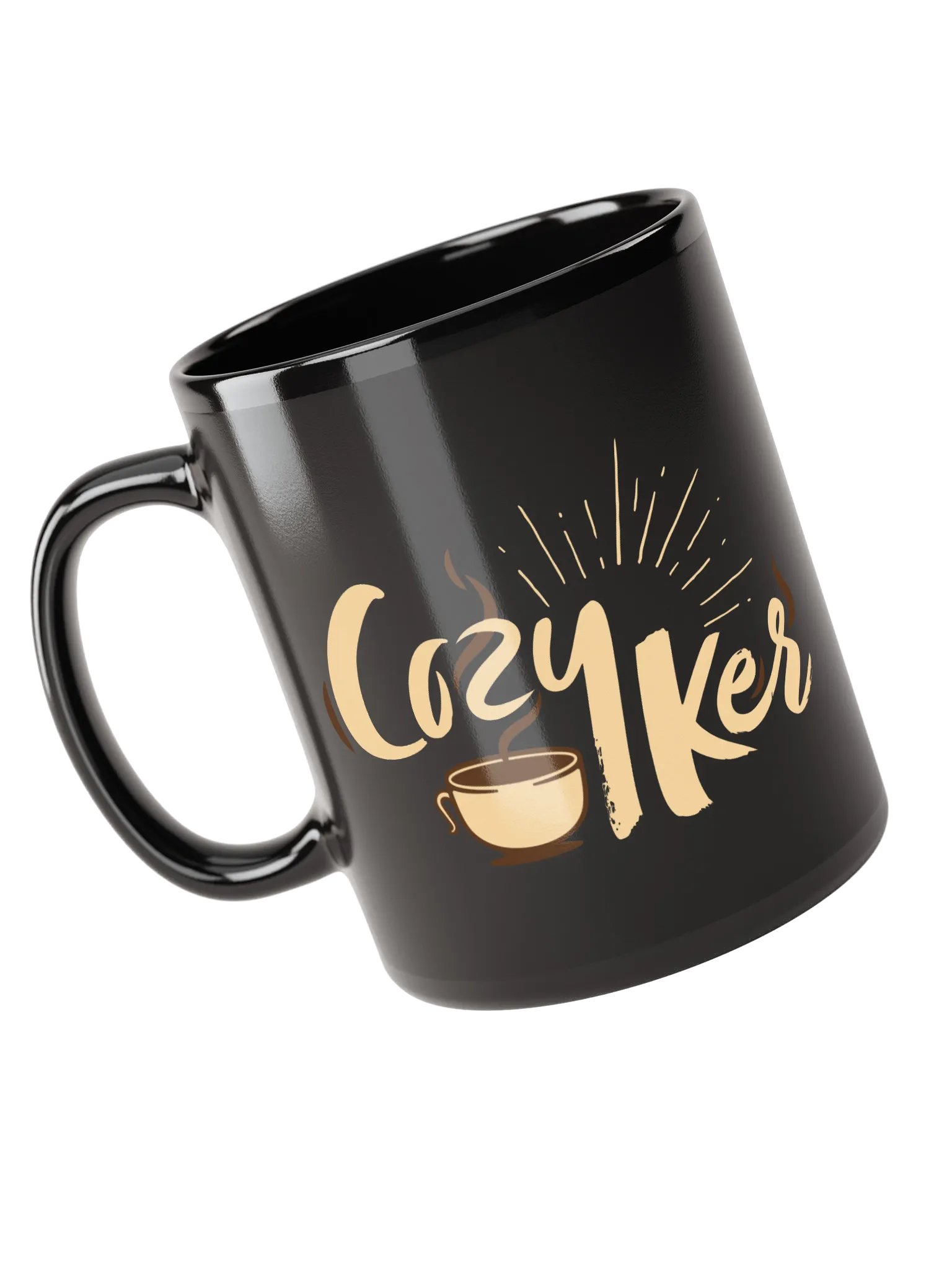 CozyKer Black Mug product image (3)