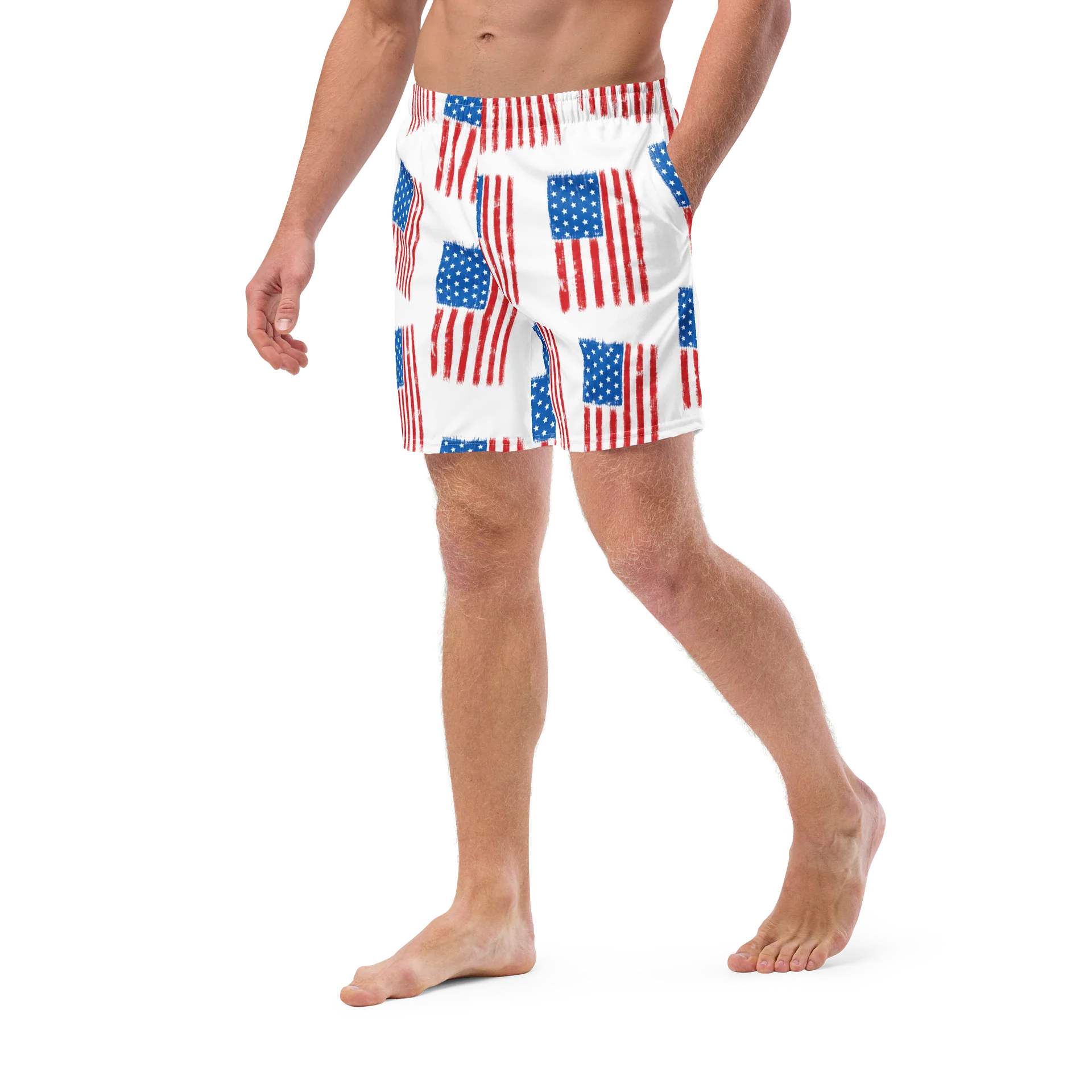 Distressed American Flag Shorts product image (5)
