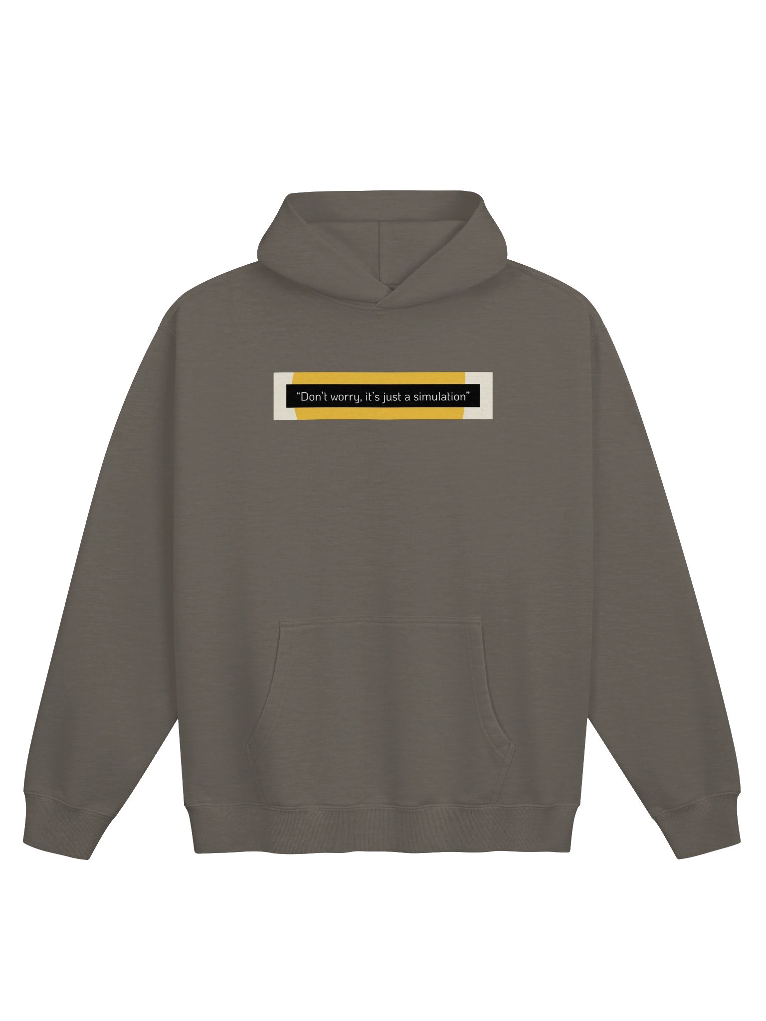 Don't worry, it's just a simulation |HOODIE product image (9)