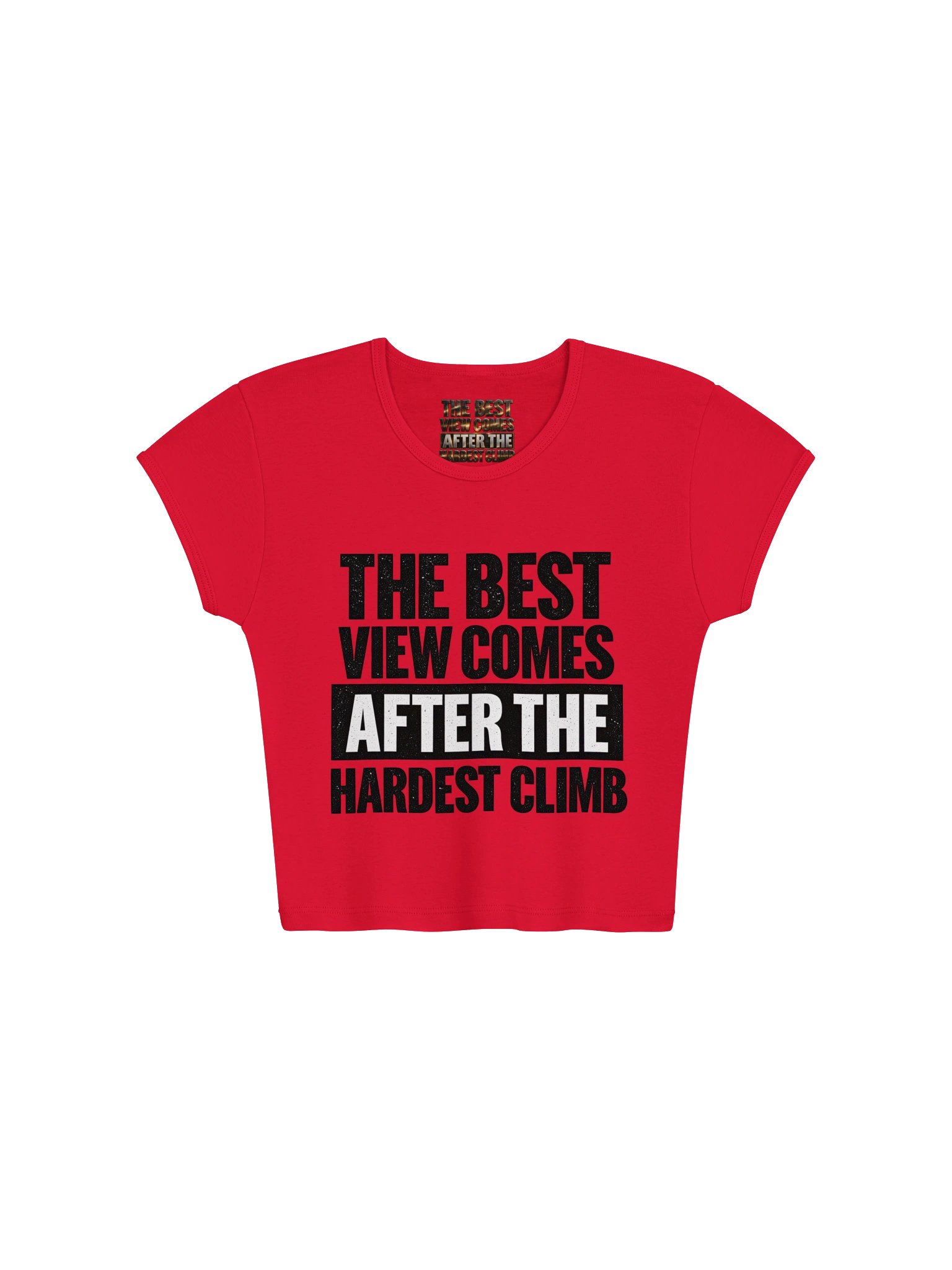 Best View Black and White Quote Baby Tee product image (1)