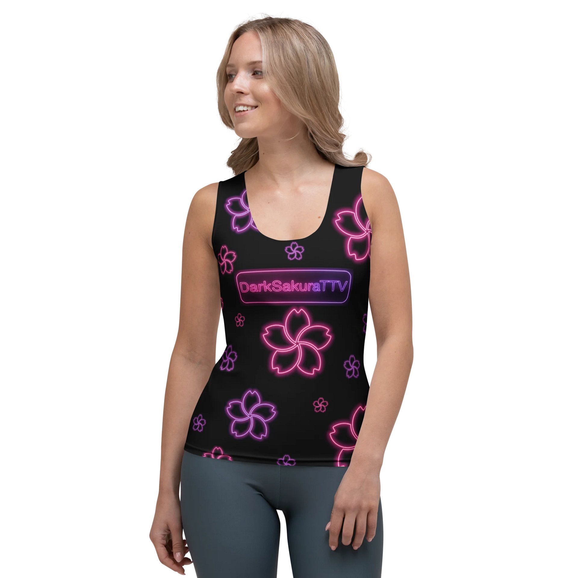 Neon Sakura All-Over Tank product image (1)