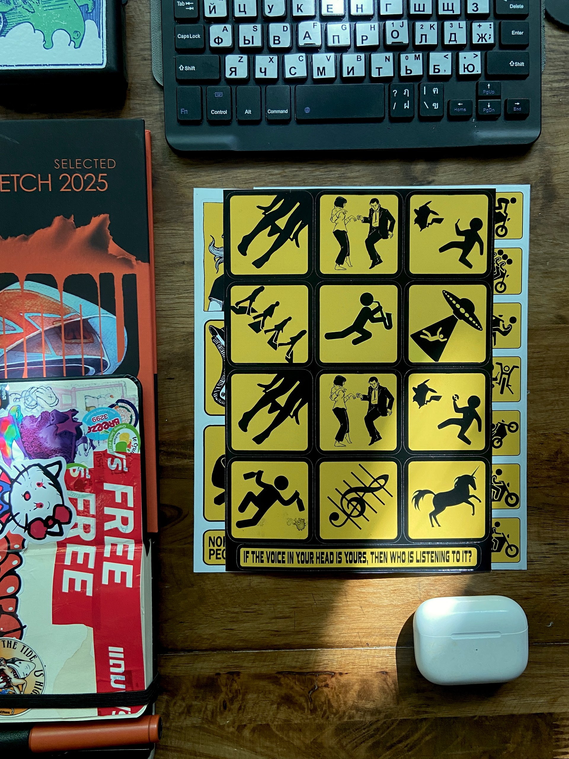 "Moto" 3 stickerset A5 product image (6)