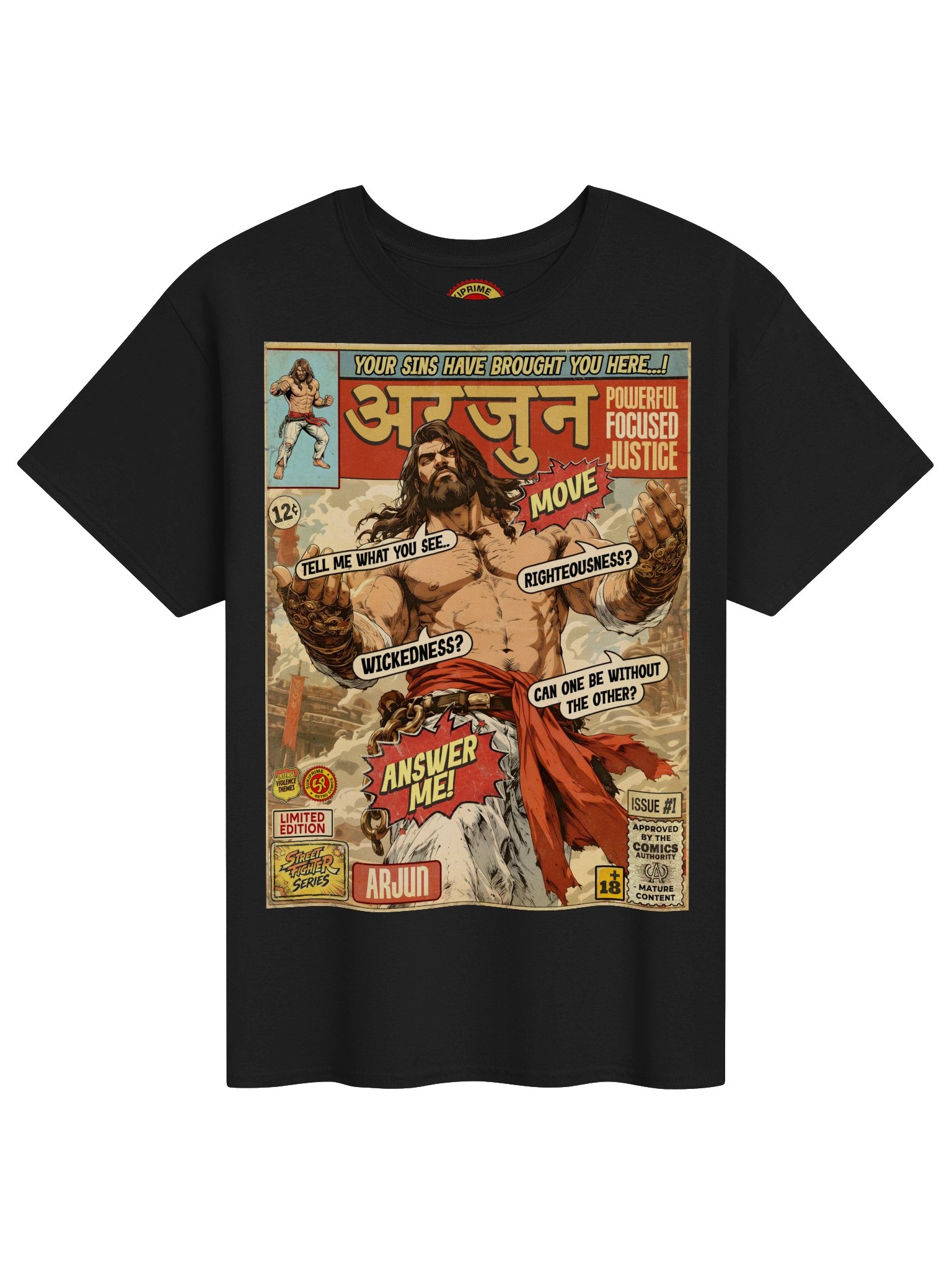 Arjun Comic Art Gaming T-Shirt product image (1)