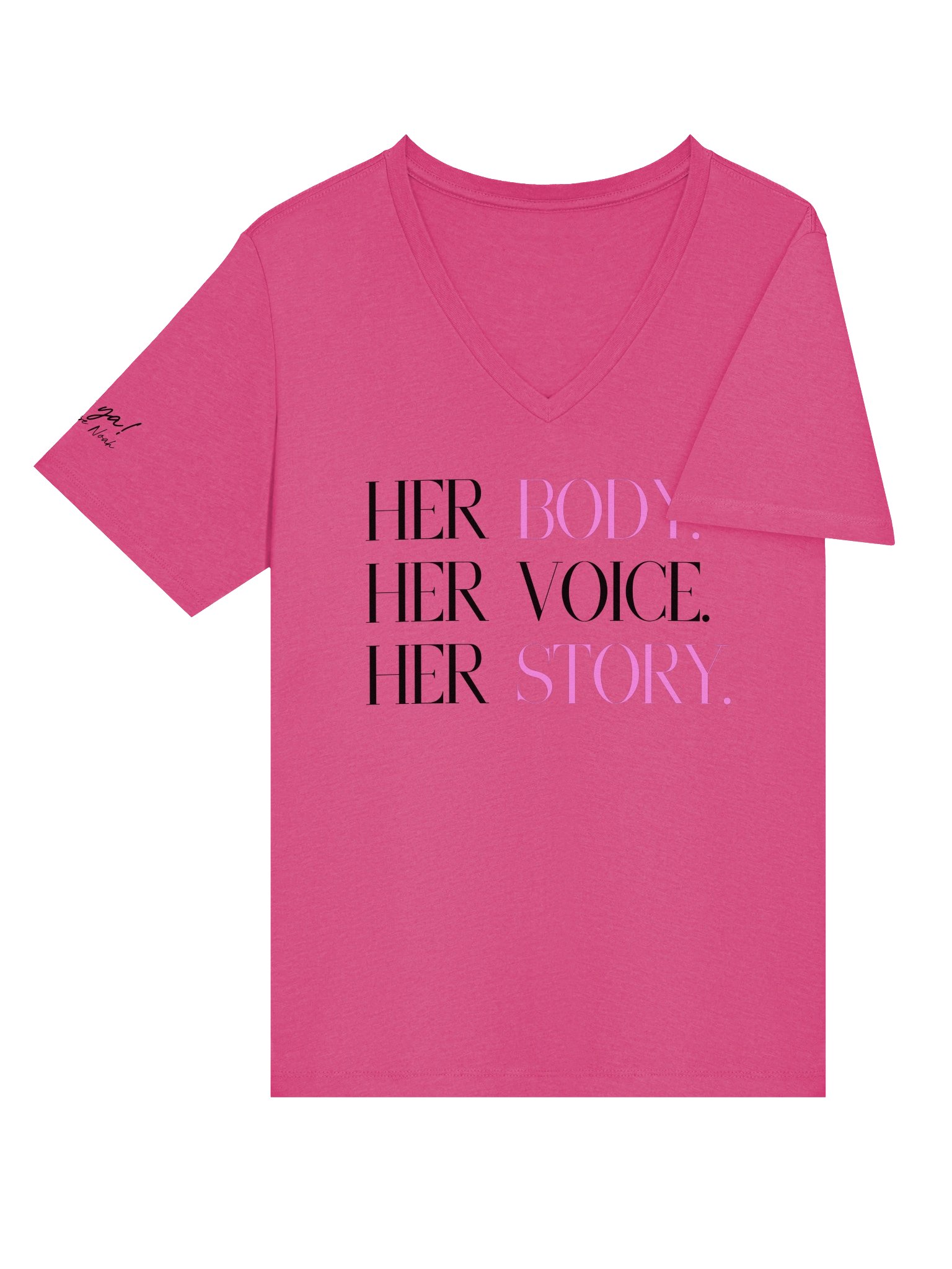 Her Body. Her Voice. Her Story (v-neck) product image (4)