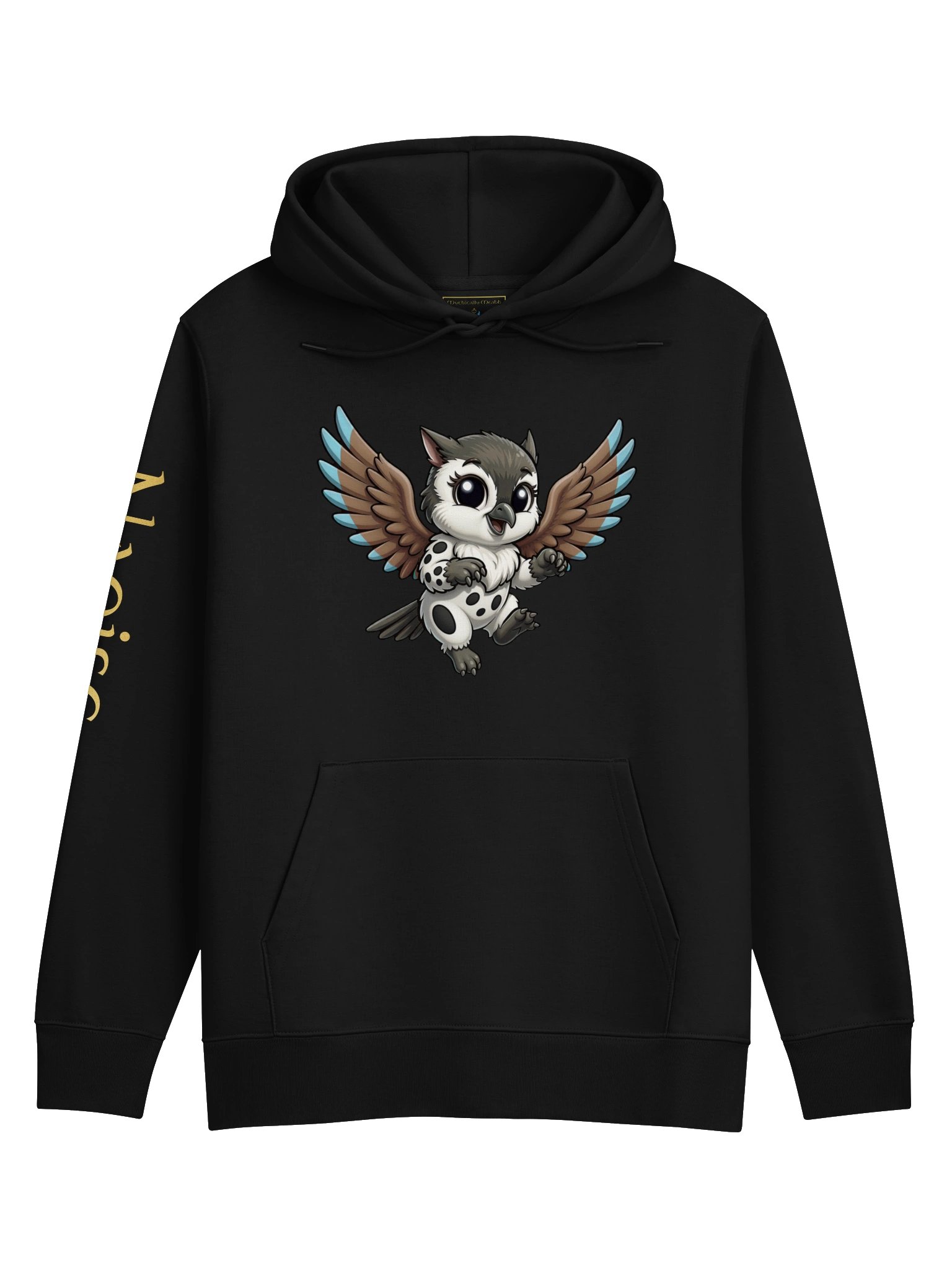 Naoise the Chickadee-Hamster Gryphon | Mythically Meabh Hoodie product image (1)