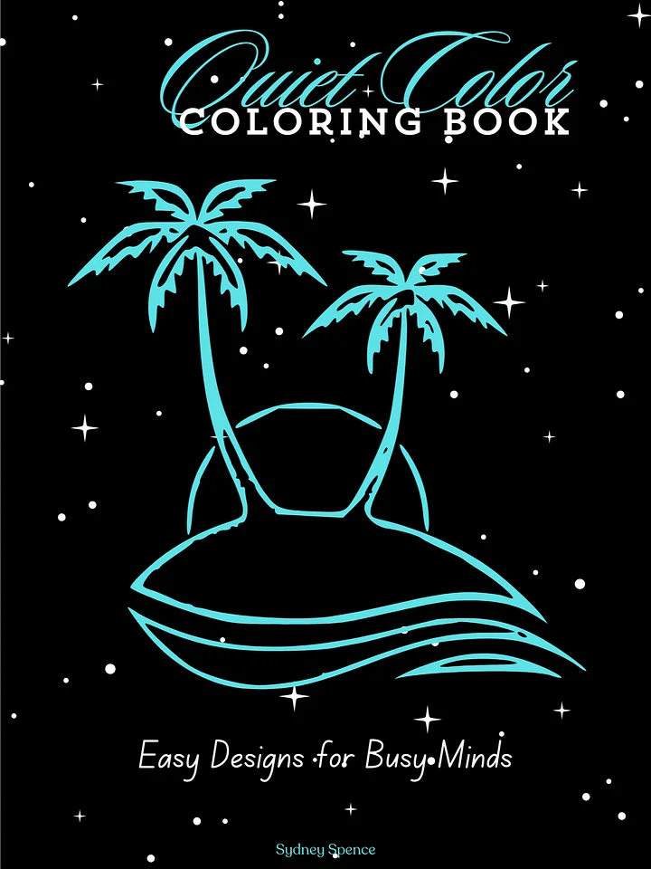 Stress Less: Adult Coloring Book 100 Printable Simple Coloring Pages product image (1)