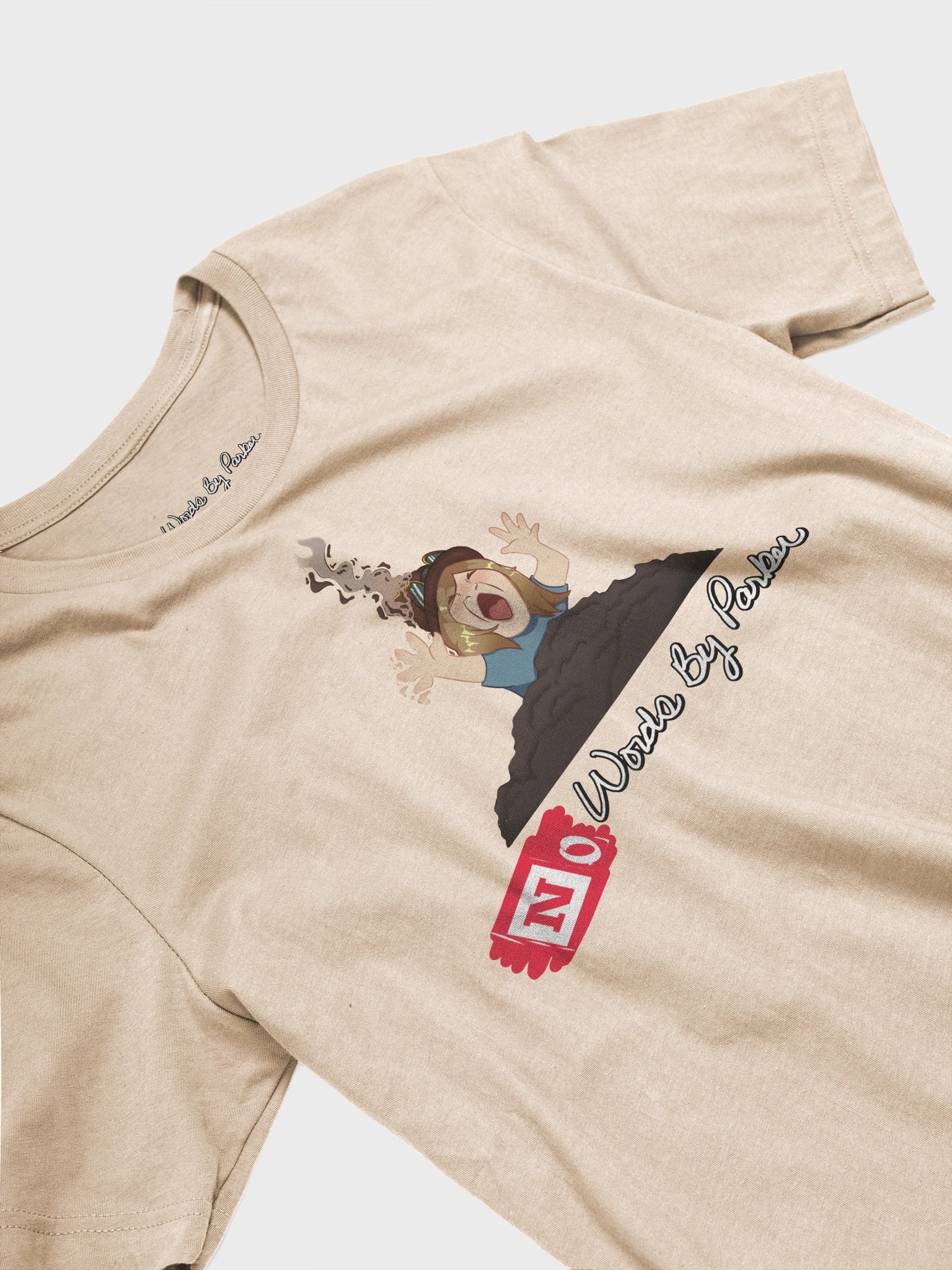 "No Words By Parker" T-shirt (lightweight) product image (2)