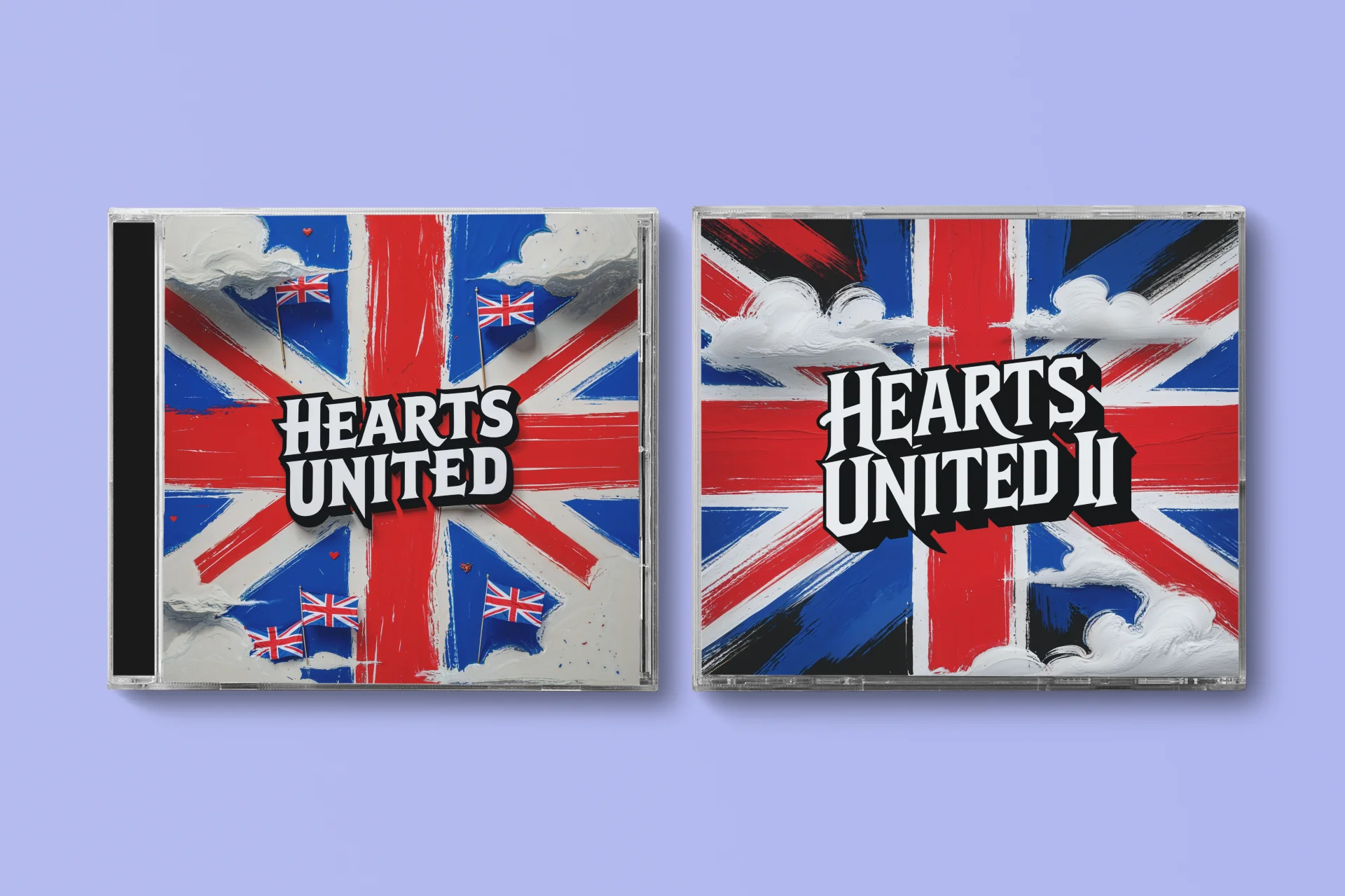Hearts United + Hearts United II CD | British Bulldog Records