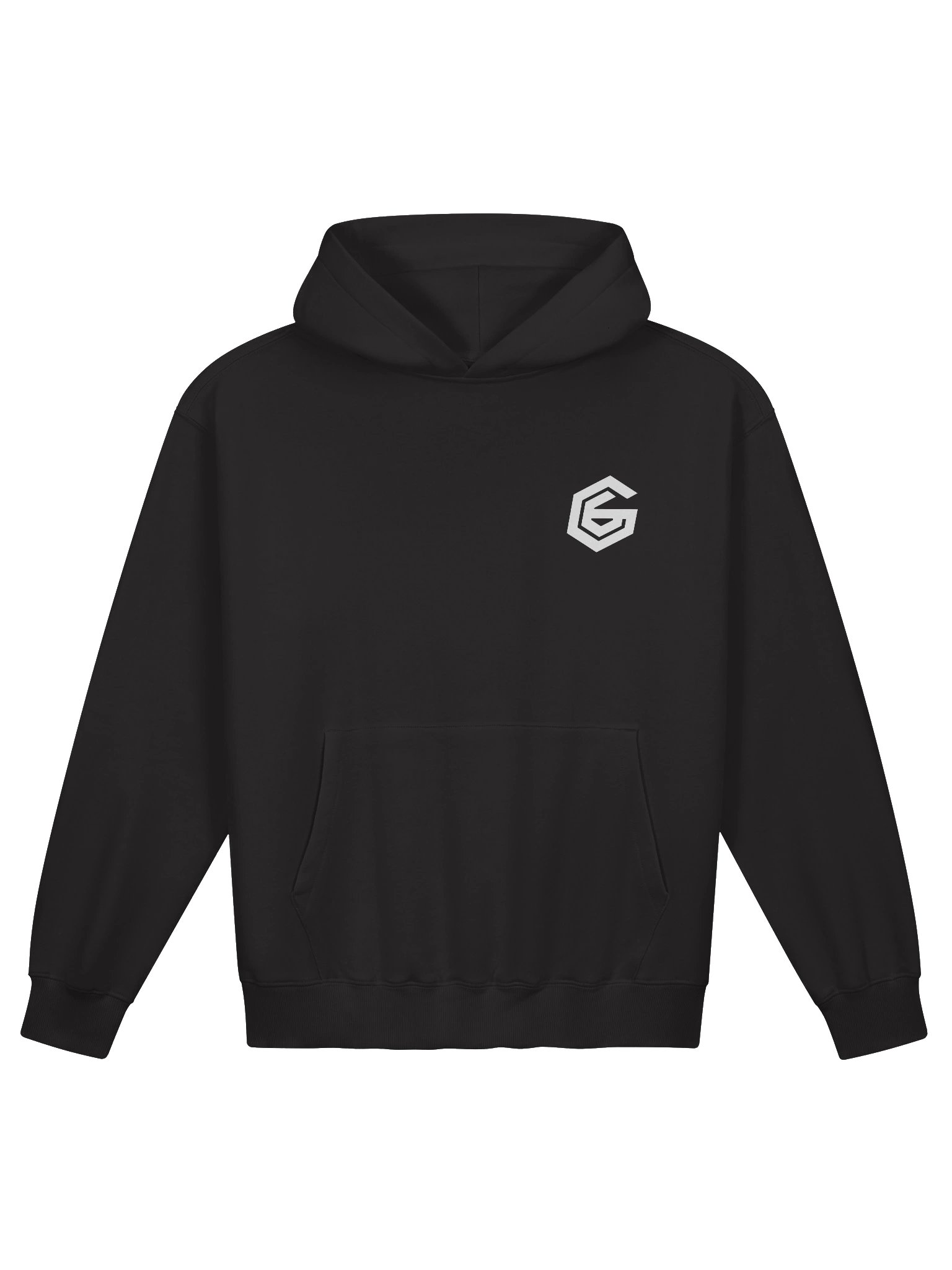 G6 Basic Black Hoodie product image (1)