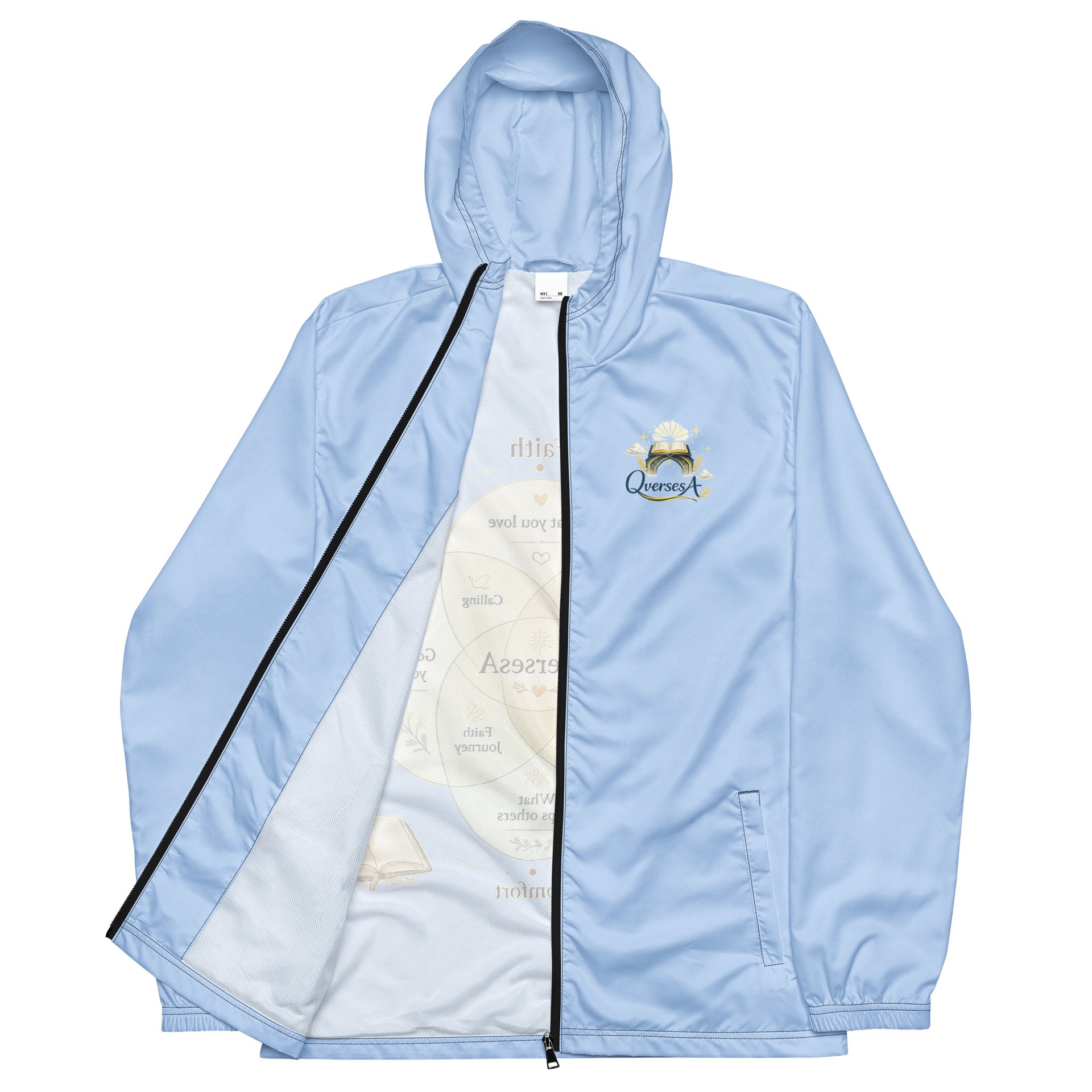 Light Blue Faith Windbreaker - unisex product image (2)
