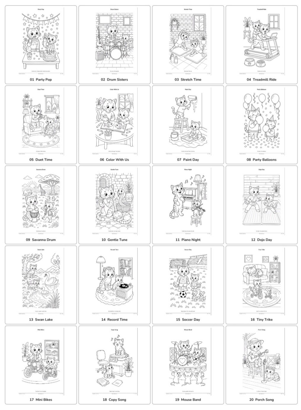 Mini pack Vol 6: (20 Pages) Twinkle & Little Sue product image (3)