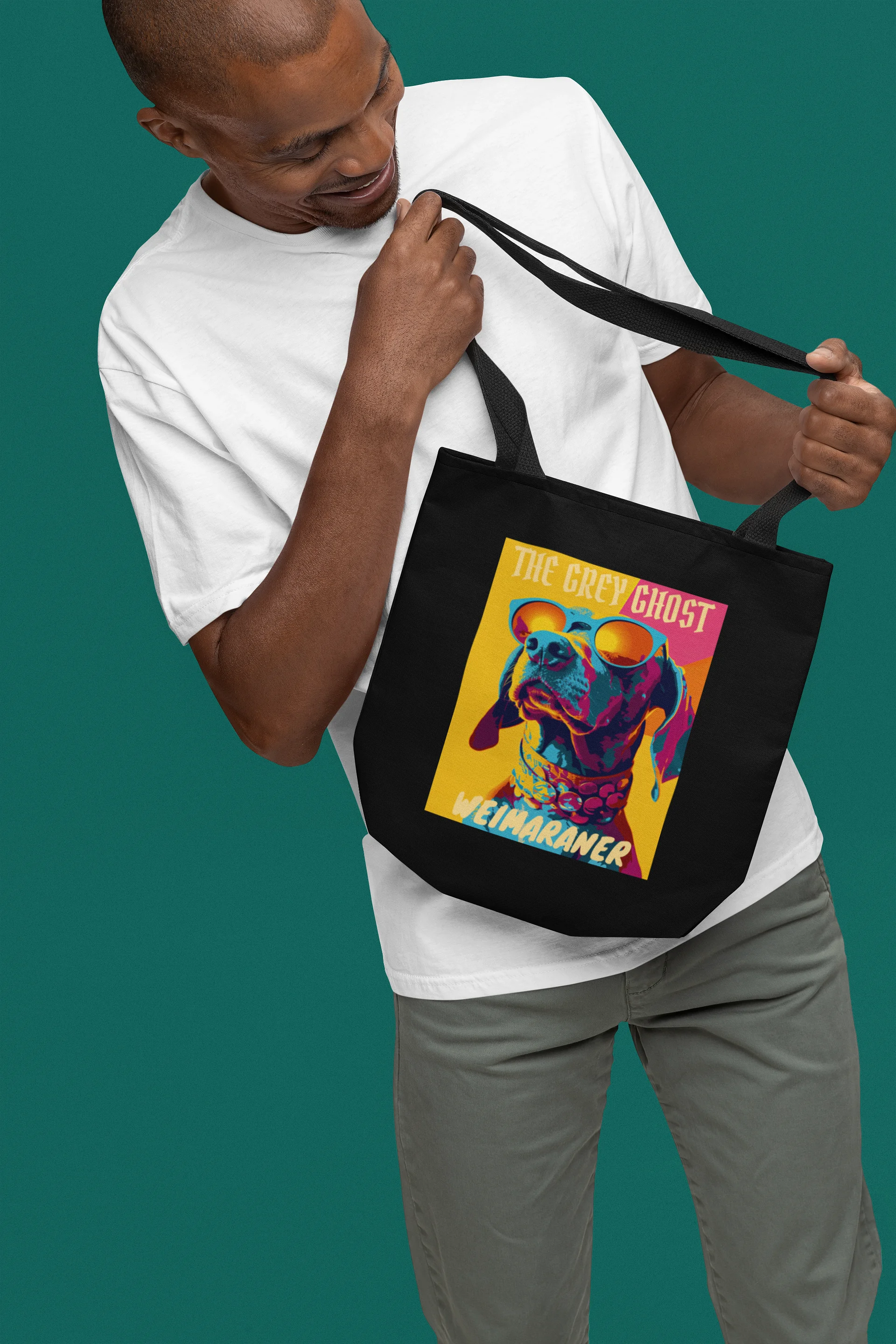 The Grey Ghost Weimaraner Eco-friendly Tote Bag by Econscious product image (1)