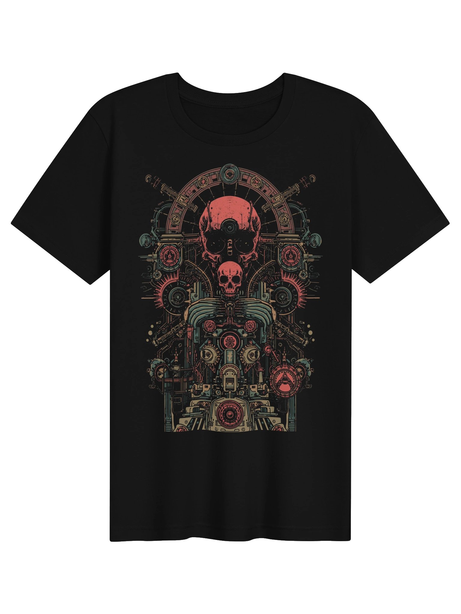 Red Skull Mechanica Lightweight T-Shirt product image (1)