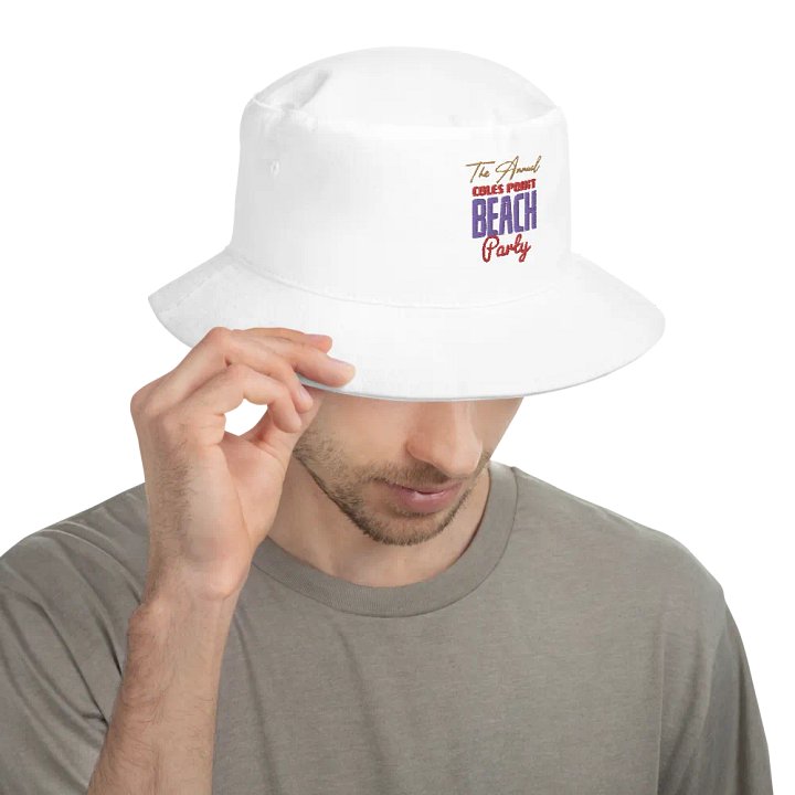 Coles Point Beach Party Embroidered Bucket Hat product image (2)