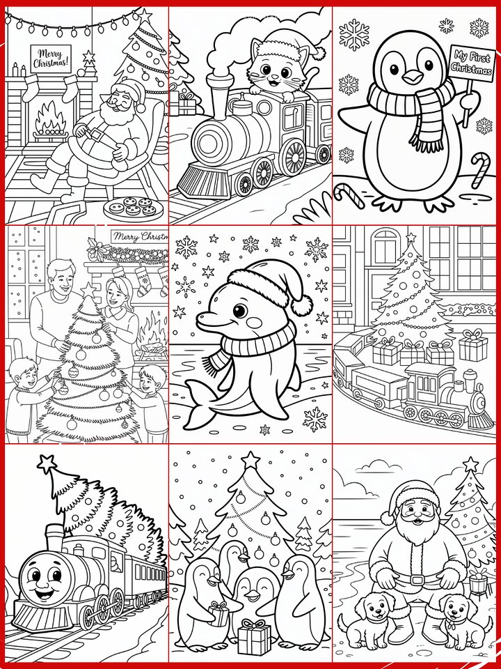 30+ Christmas Coloring Sub-niche Prompts for Ideogram Ai product image (2)