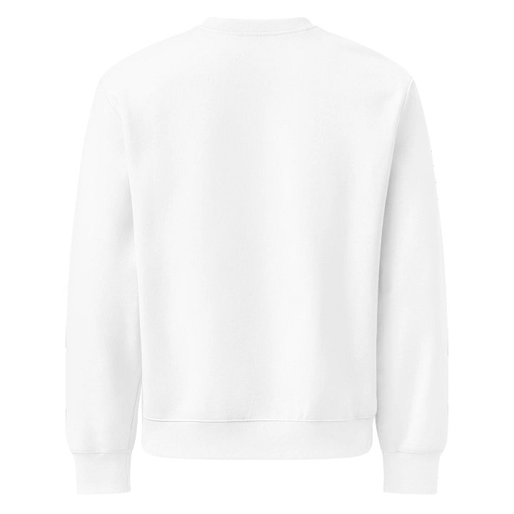 IMproving Myself Embroidered Sweatshirt (White) product image (2)