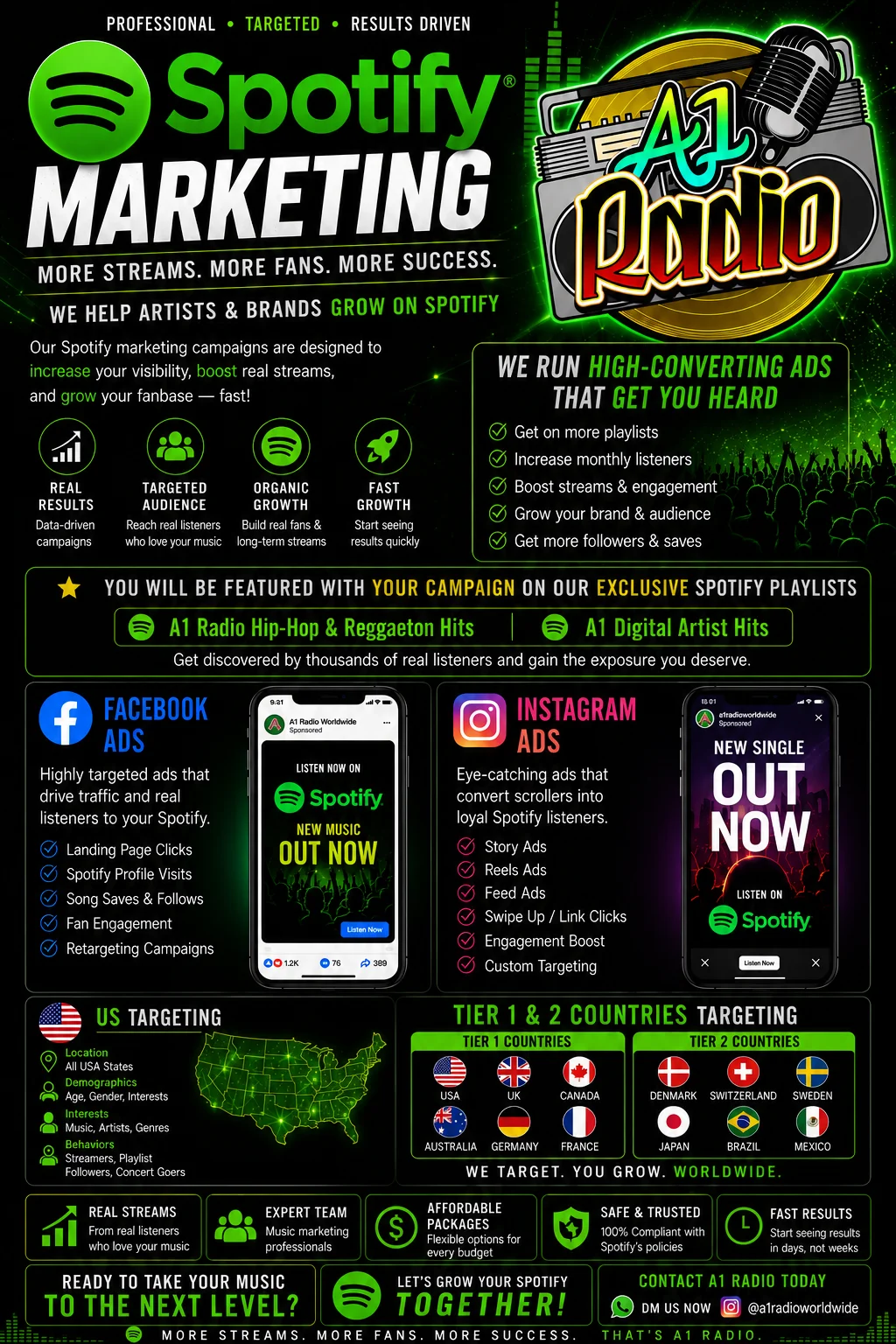 Spotify Facebook & Instagram Ads Marketing Campaign product image (1)