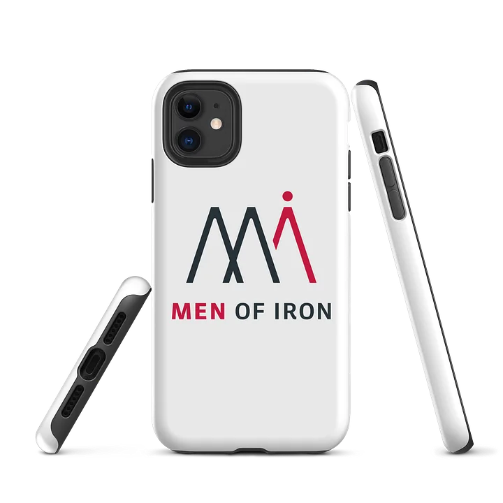 Men of Iron Abstract Monogram Tough iPhone Case product image (1)