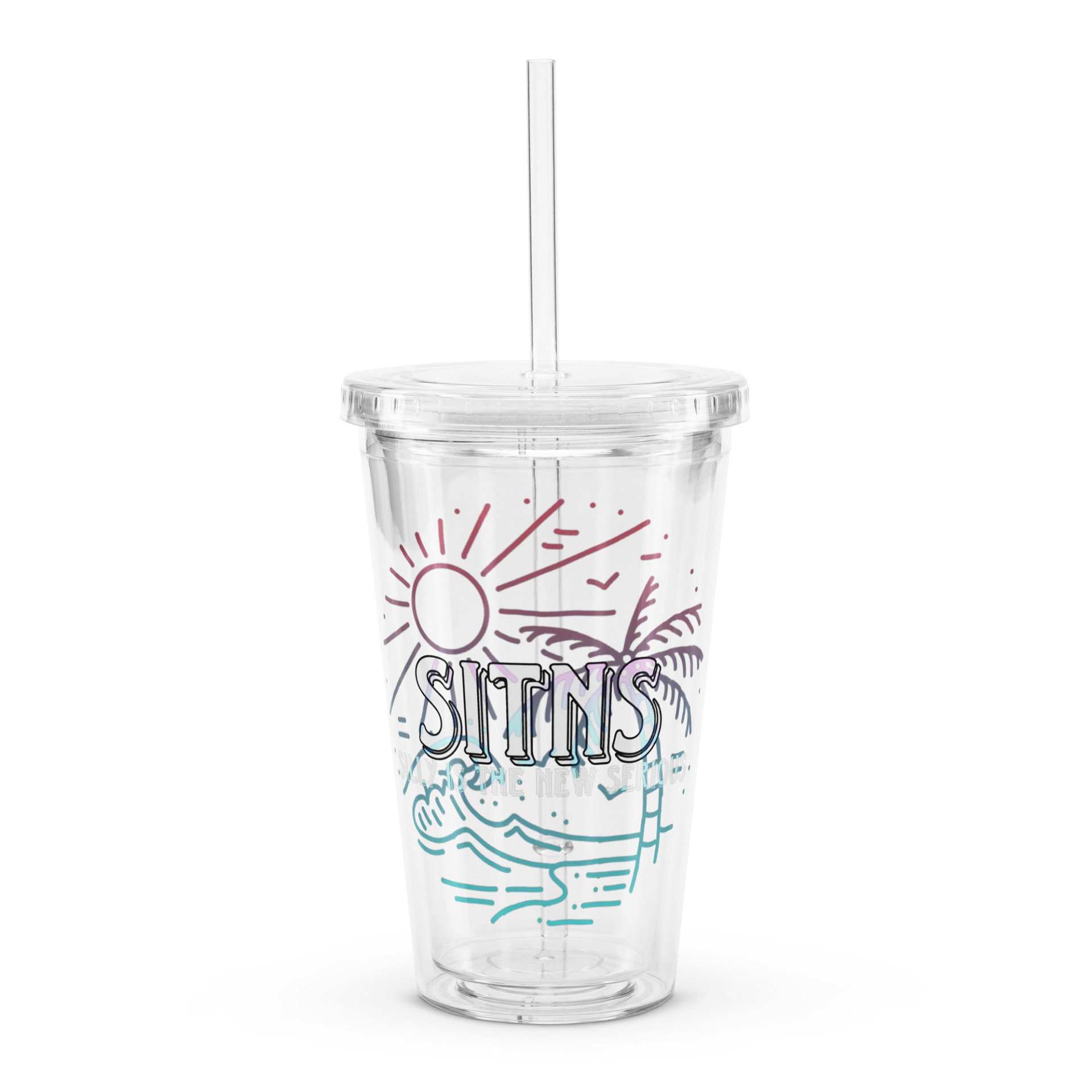 Tropical Sunset SITNS Double Wall Tumbler product image (1)