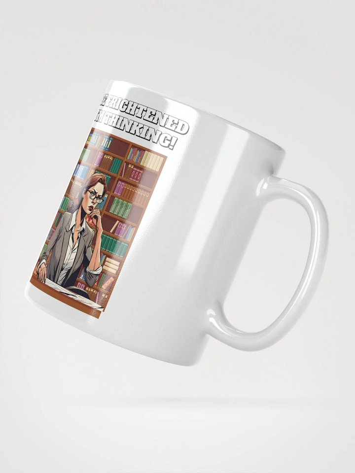 Be Frightened, I'm Thinking Women's White Mug product image (5)