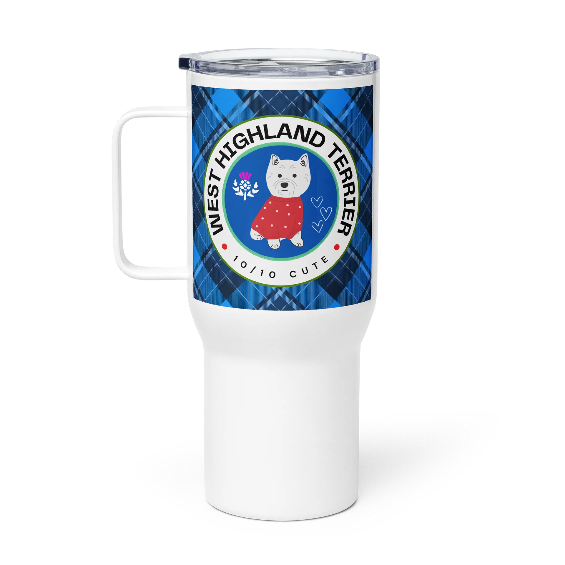 West Highland Terrier 10/10 Cute Travel Mug product image (1)