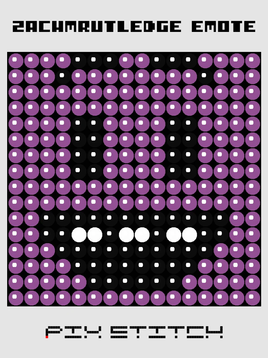 ZachMRutledge Emote Pixel Art product image (1)
