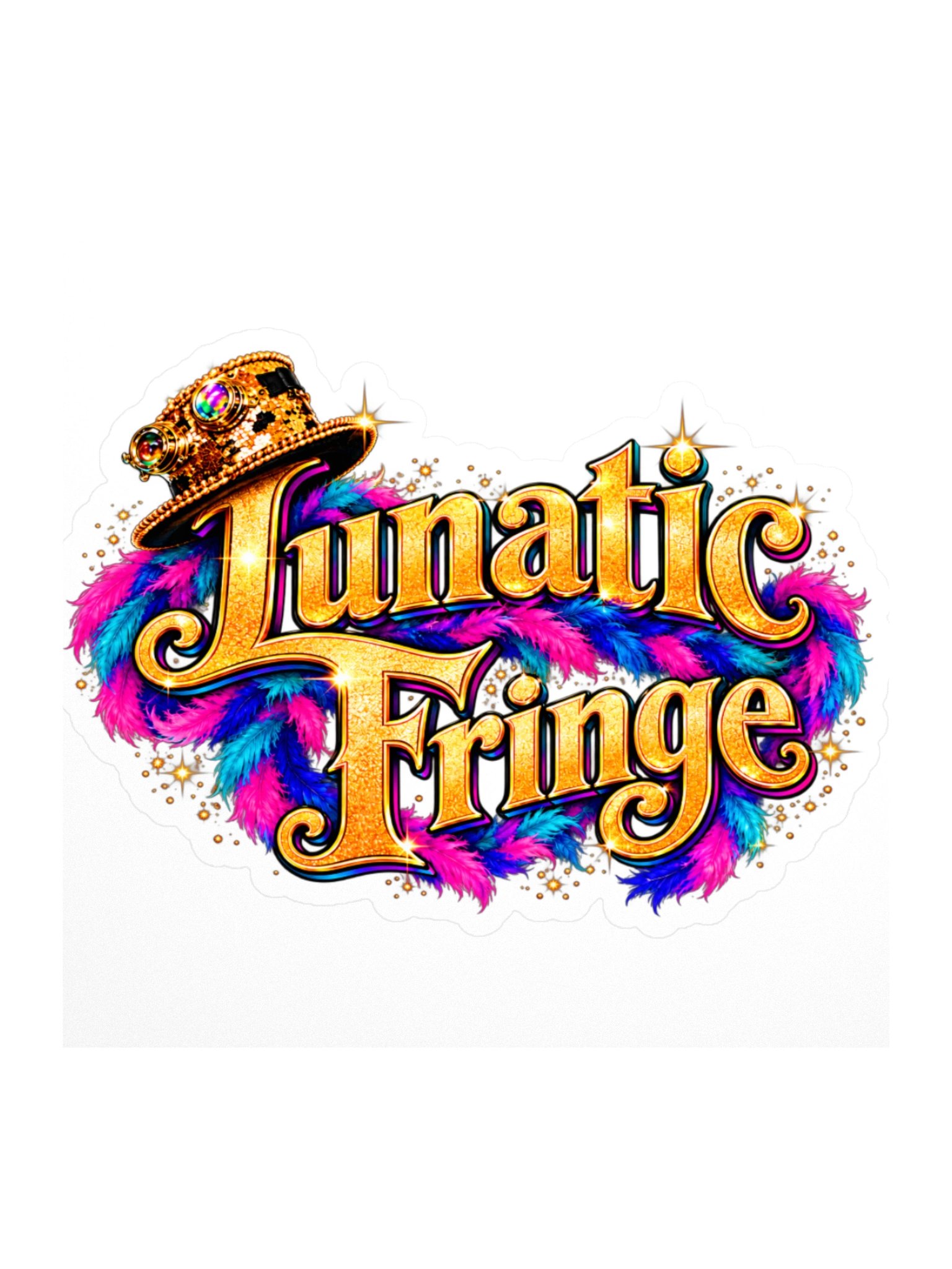 LUNATIC FRINGE STICKER product image (1)